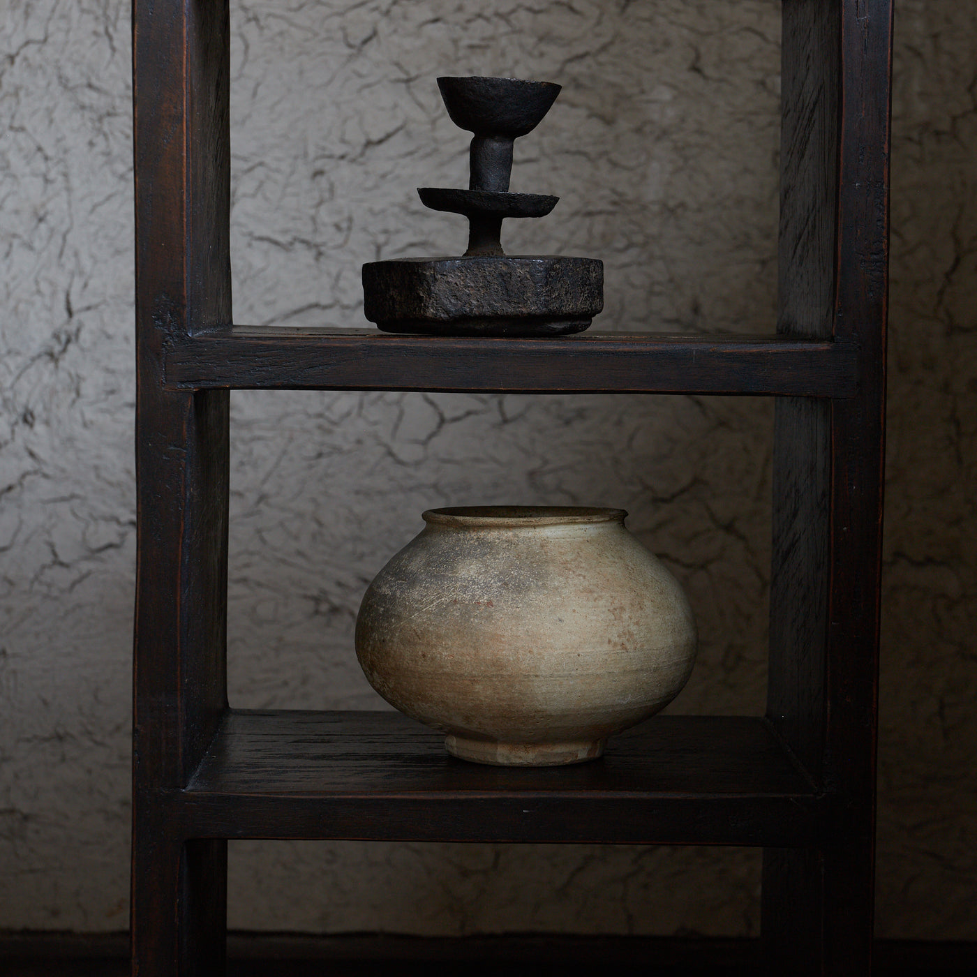 明治–大正時代 古木四方棚（1868–1926CE） – Scaffale per utensili da tè