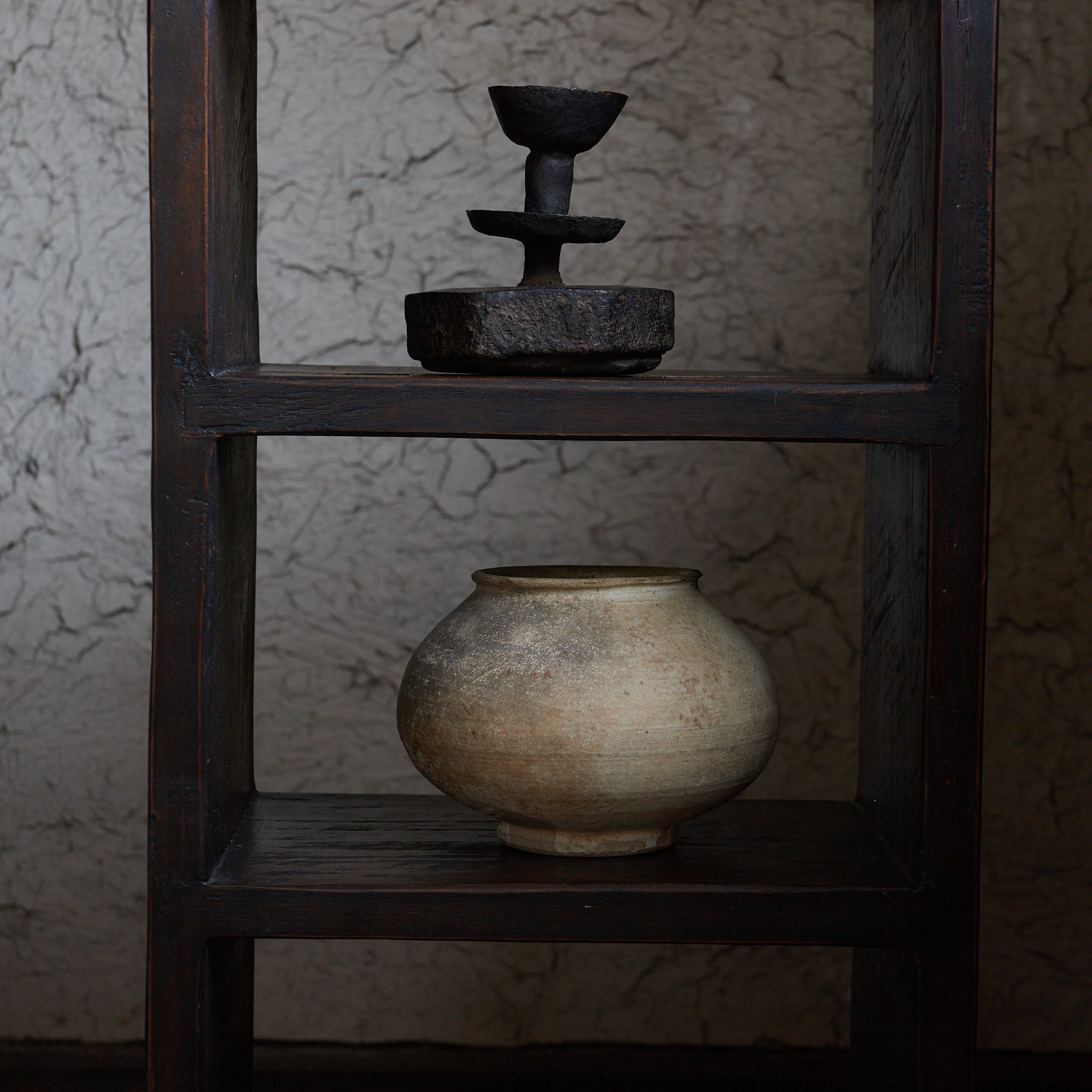 明治–大正時代 古木四方棚（1868–1926CE） – Scaffale per utensili da tè