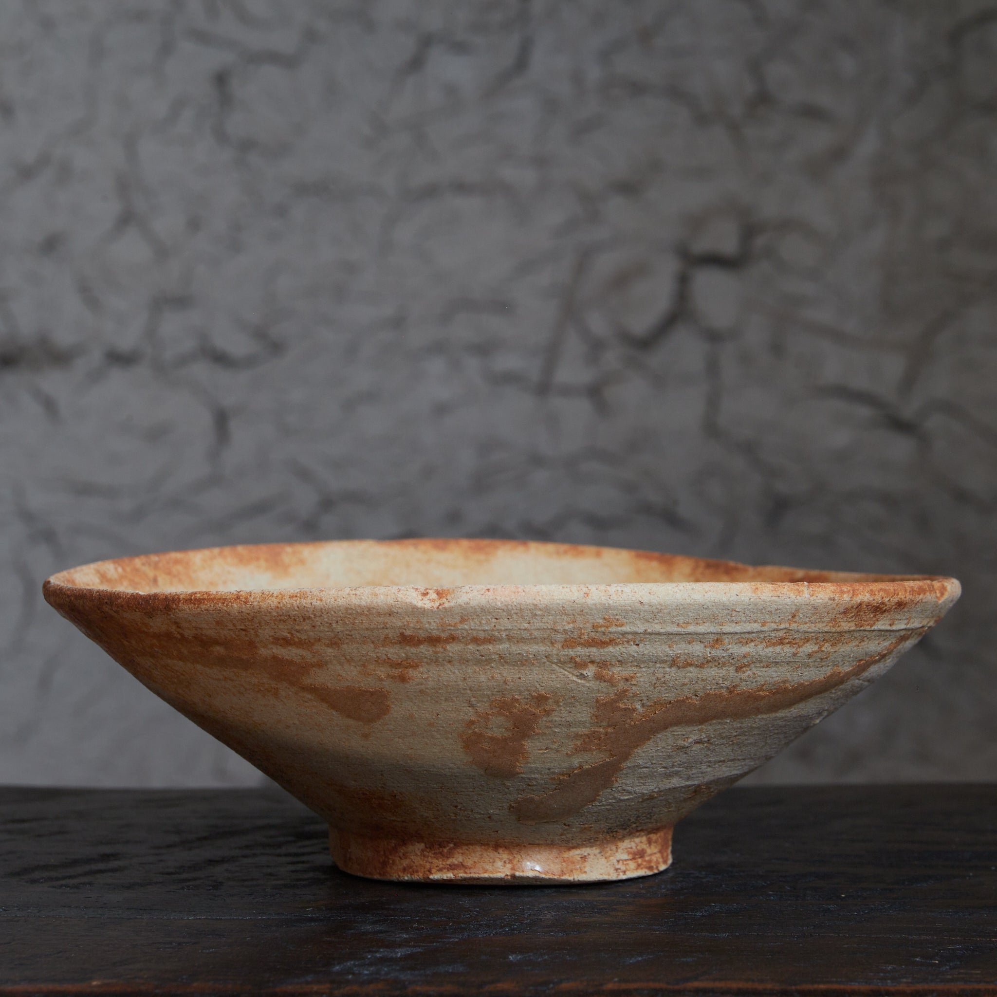 中国美術 斑紫釉 輪花 碗 時代物 DT444 宋代 影青磁 輪花碗 c（960–1279CE） | 入蘆花（ロカニイル）