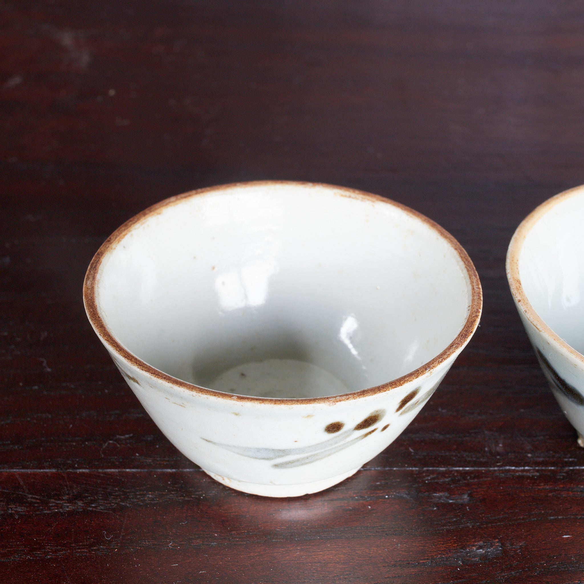 明代 古染付 草文煎茶碗 5客揃（1368–1644CE）｜詳細画像29