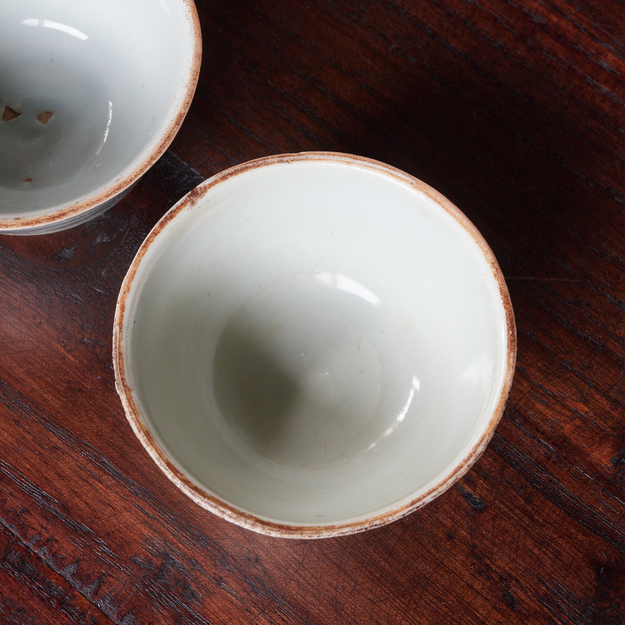 明代 古染付 草文煎茶碗 5客揃（1368–1644CE）｜詳細画像35