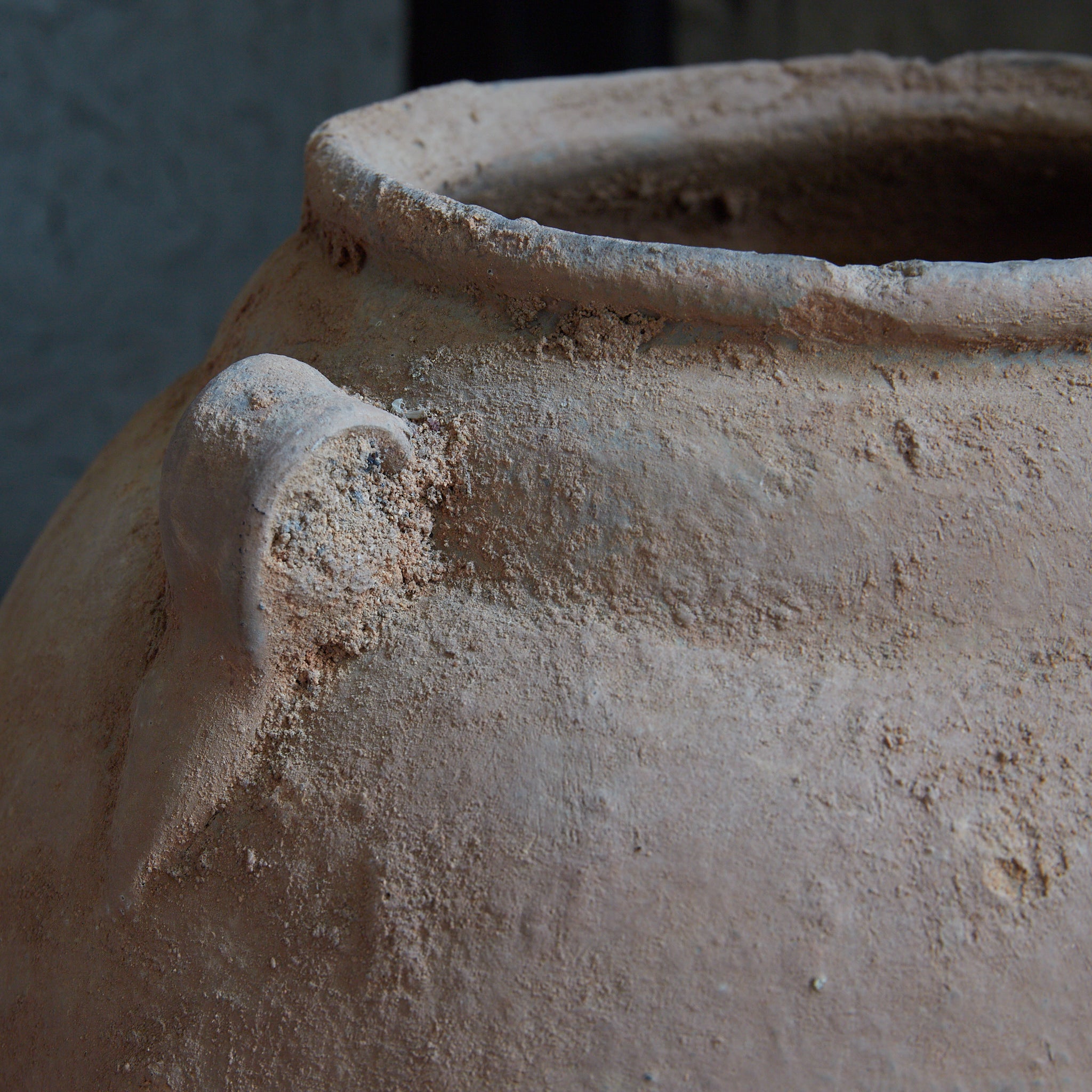 MELON-RIBBED TWO-HANDLED JAR, Green-glazed, Tang–Song Period (618–1279 CE) | Detail image 13