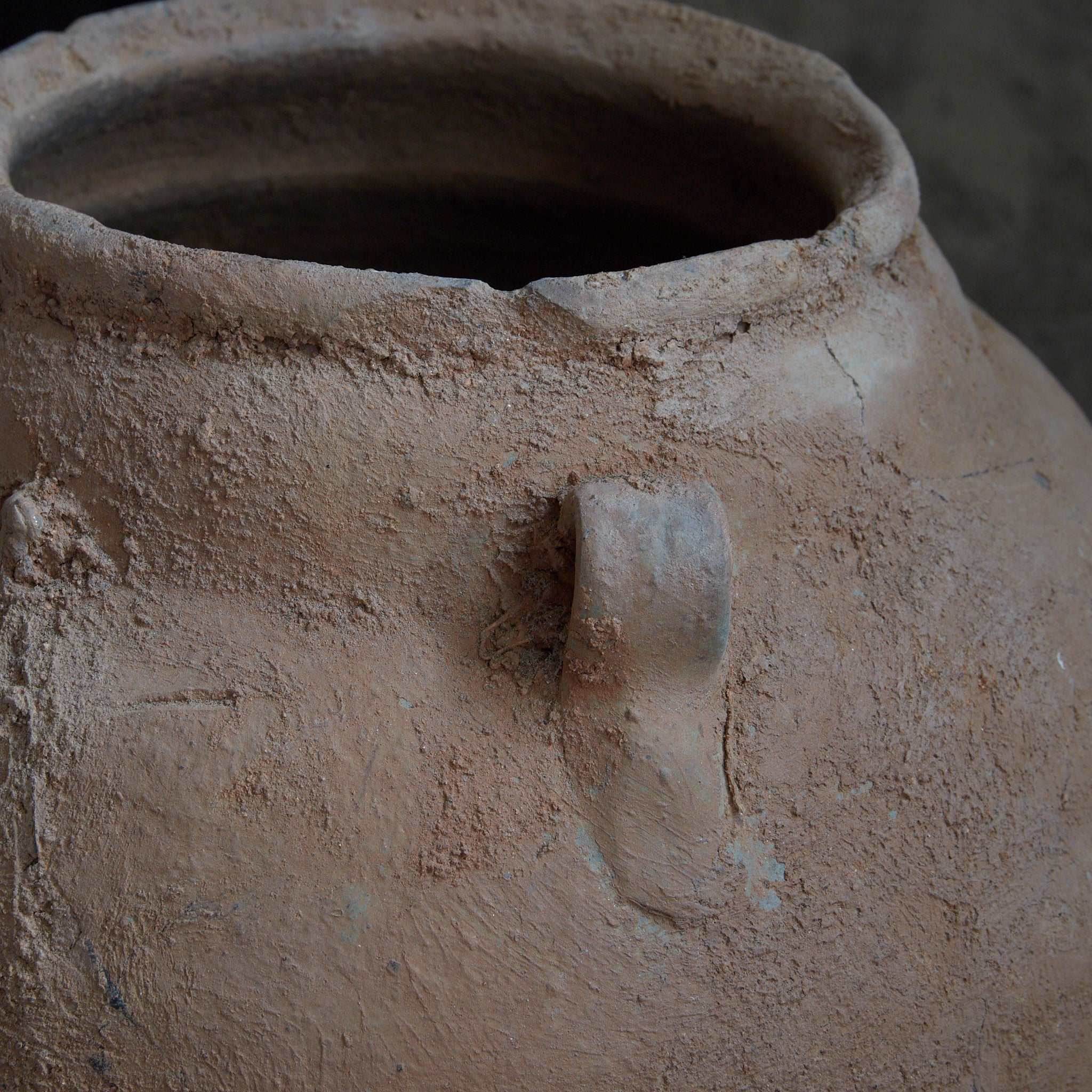 MELON-RIBBED TWO-HANDLED JAR, Green-glazed, Tang–Song Period (618–1279 CE) | Detail image 21