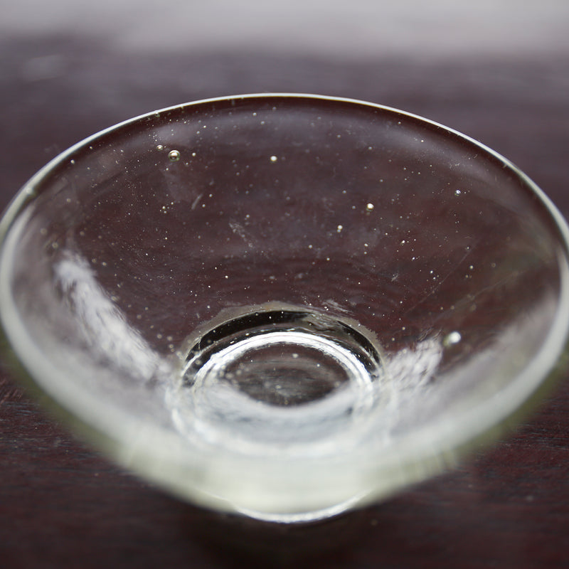 Old glass sake cup Meiji period/1868-1912CE