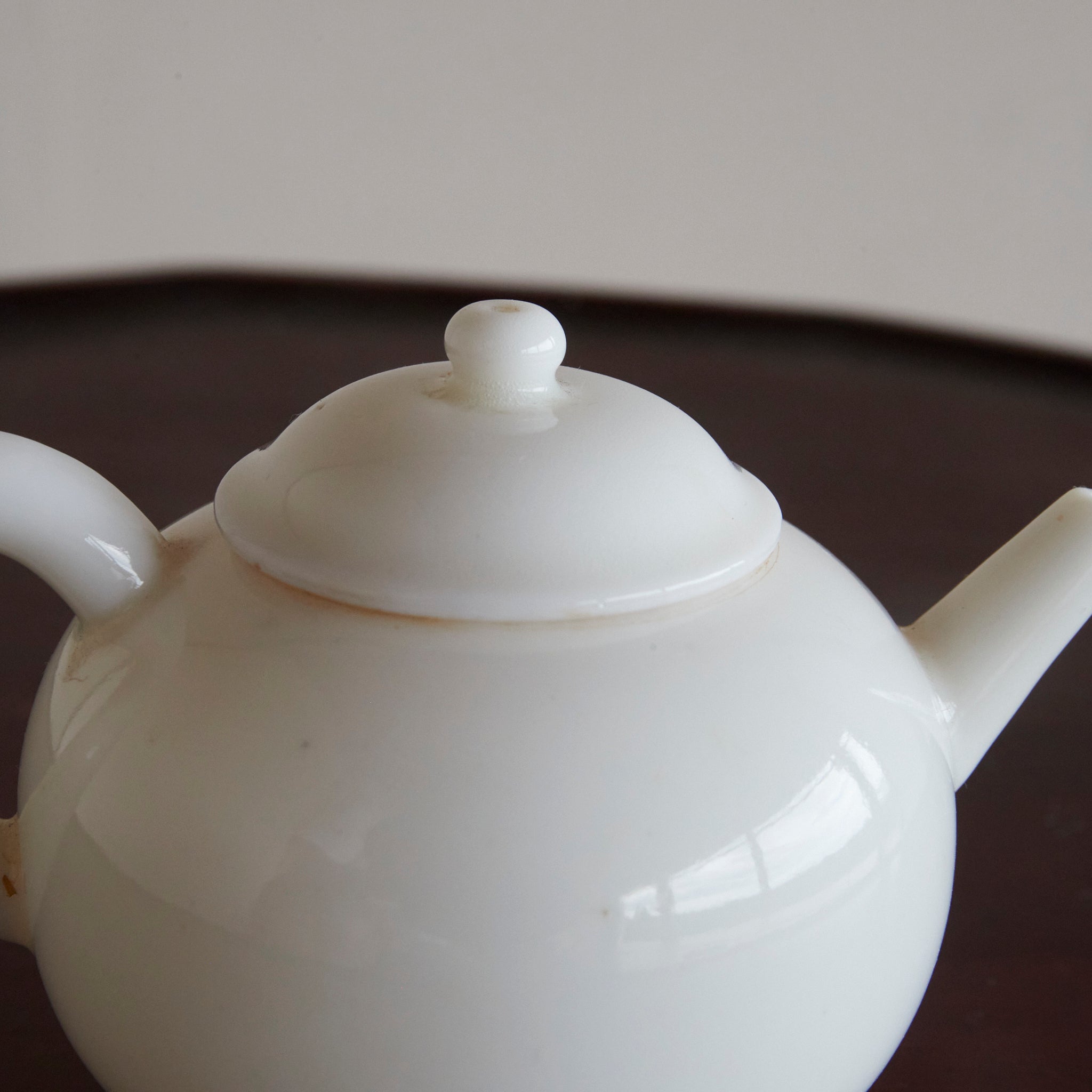 Qing Dynasty Dehua Kiln White Porcelain Teapot Grindama Qing Dynasty/1616-1911CE