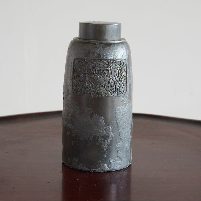 Qing dynasty tin tea container Qing dynasty/1616-1911CE
