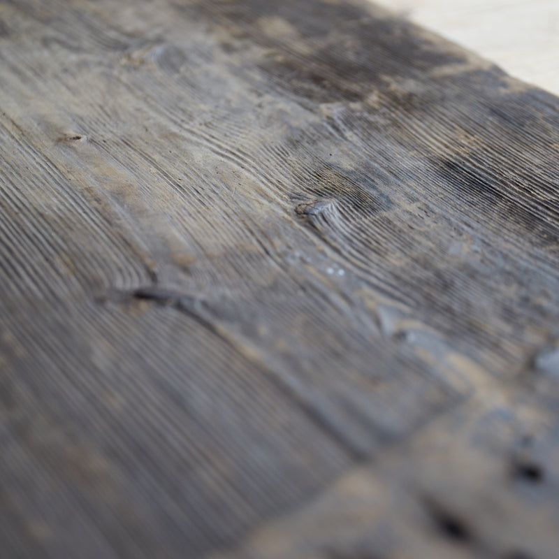 old wood well-dried boat board senchadai/flower stand edo period/1603-1867CE