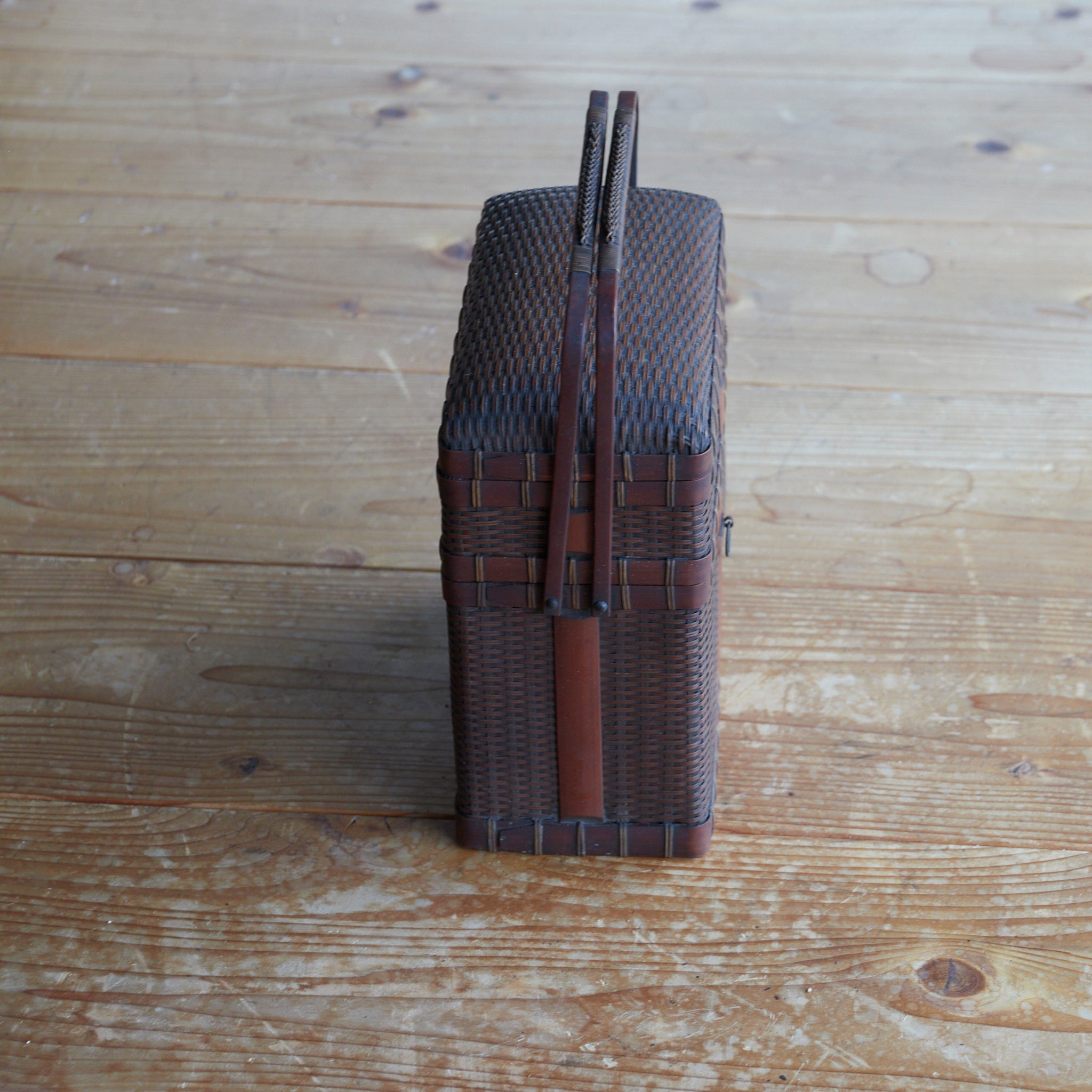 Well-made Tsutsumi Ai Tea Basket Meiji Taisho Meiji Era/1868-1912CE