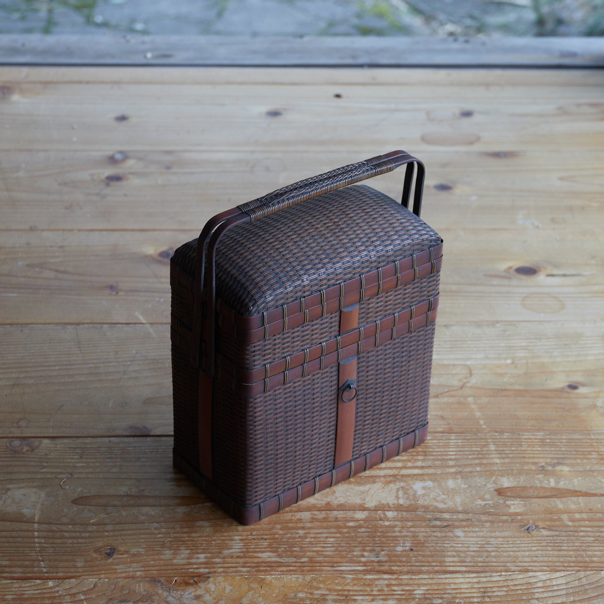 Well-made Tsutsumi Ai Tea Basket Meiji Taisho Meiji Era/1868-1912CE