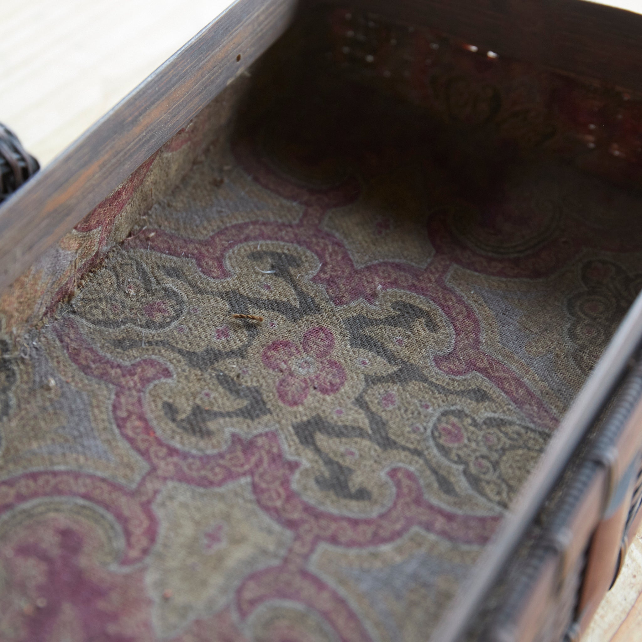 Well-made Tsutsumi Ai Tea Basket Meiji Taisho Meiji Era/1868-1912CE