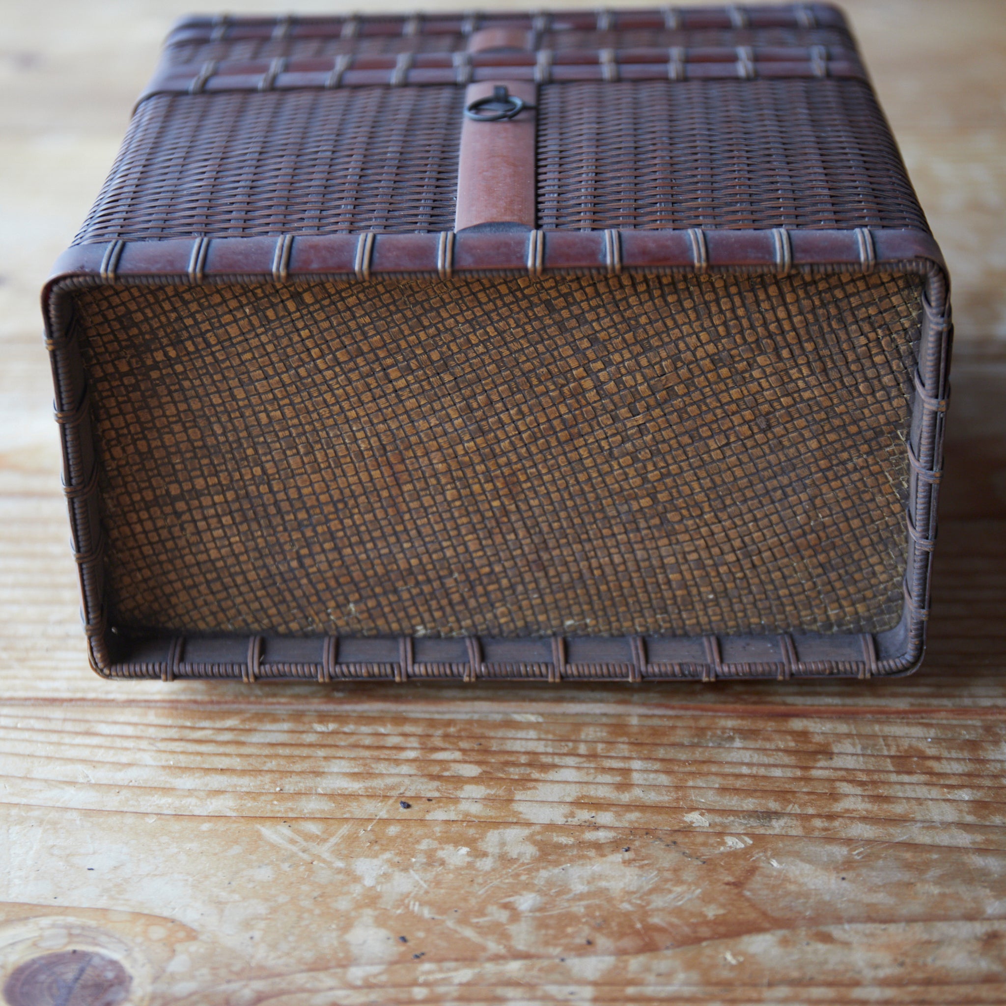 Well-made Tsutsumi Ai Tea Basket Meiji Taisho Meiji Era/1868-1912CE