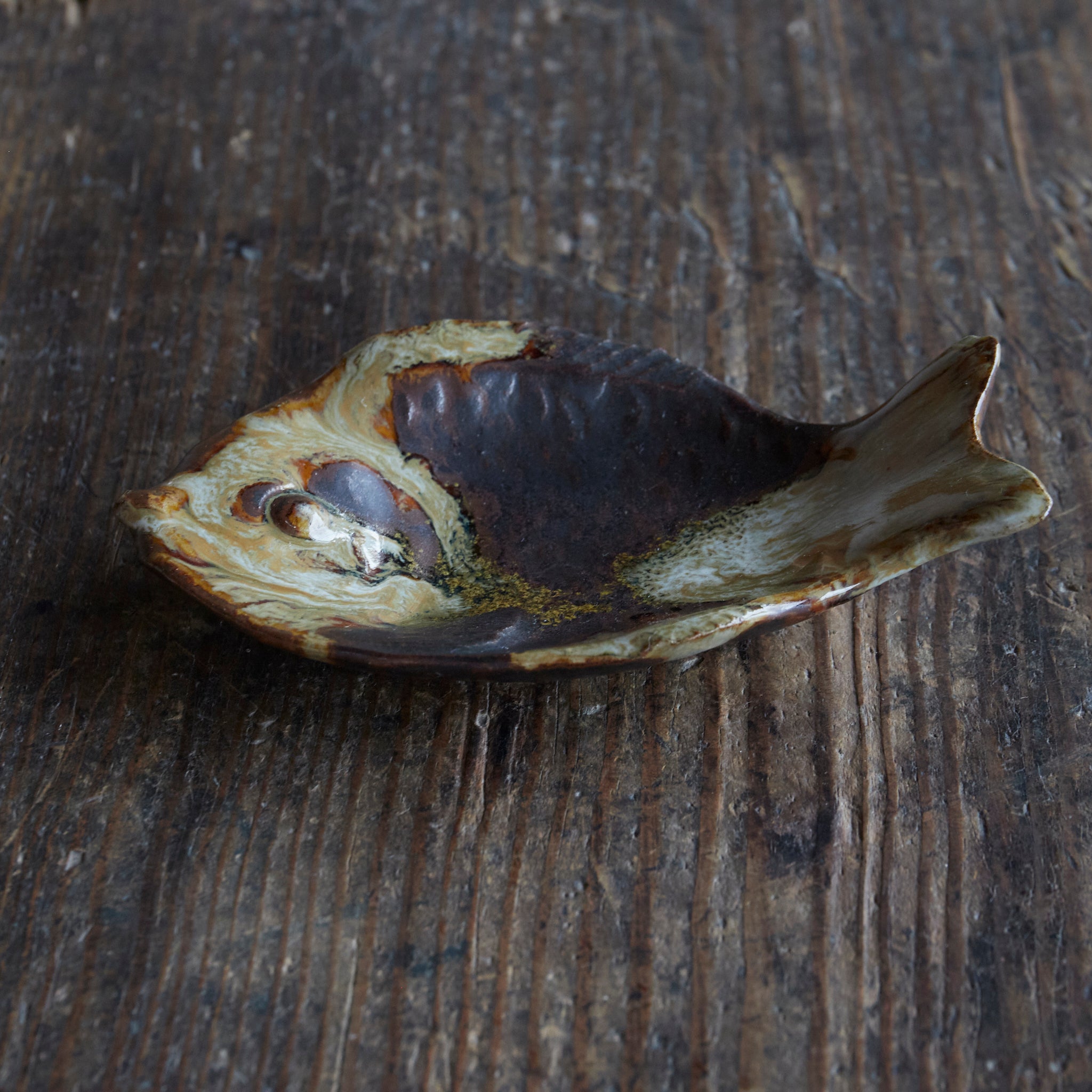 Fish-shaped plate, 5 dishes, Taisho period/1912-1926CE