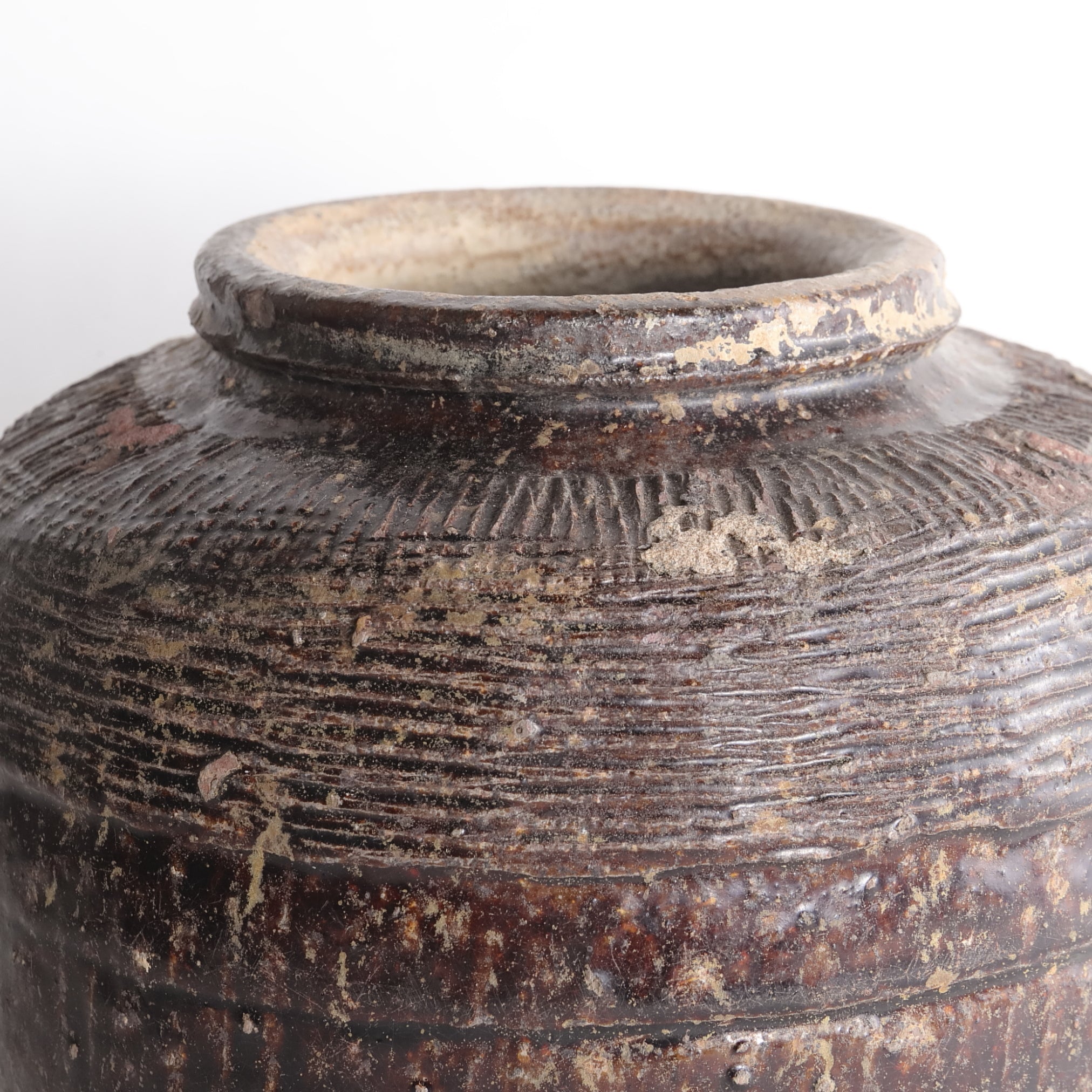 激安な 室町時代 南蛮 壺（1336–1573 CE） 工芸品
