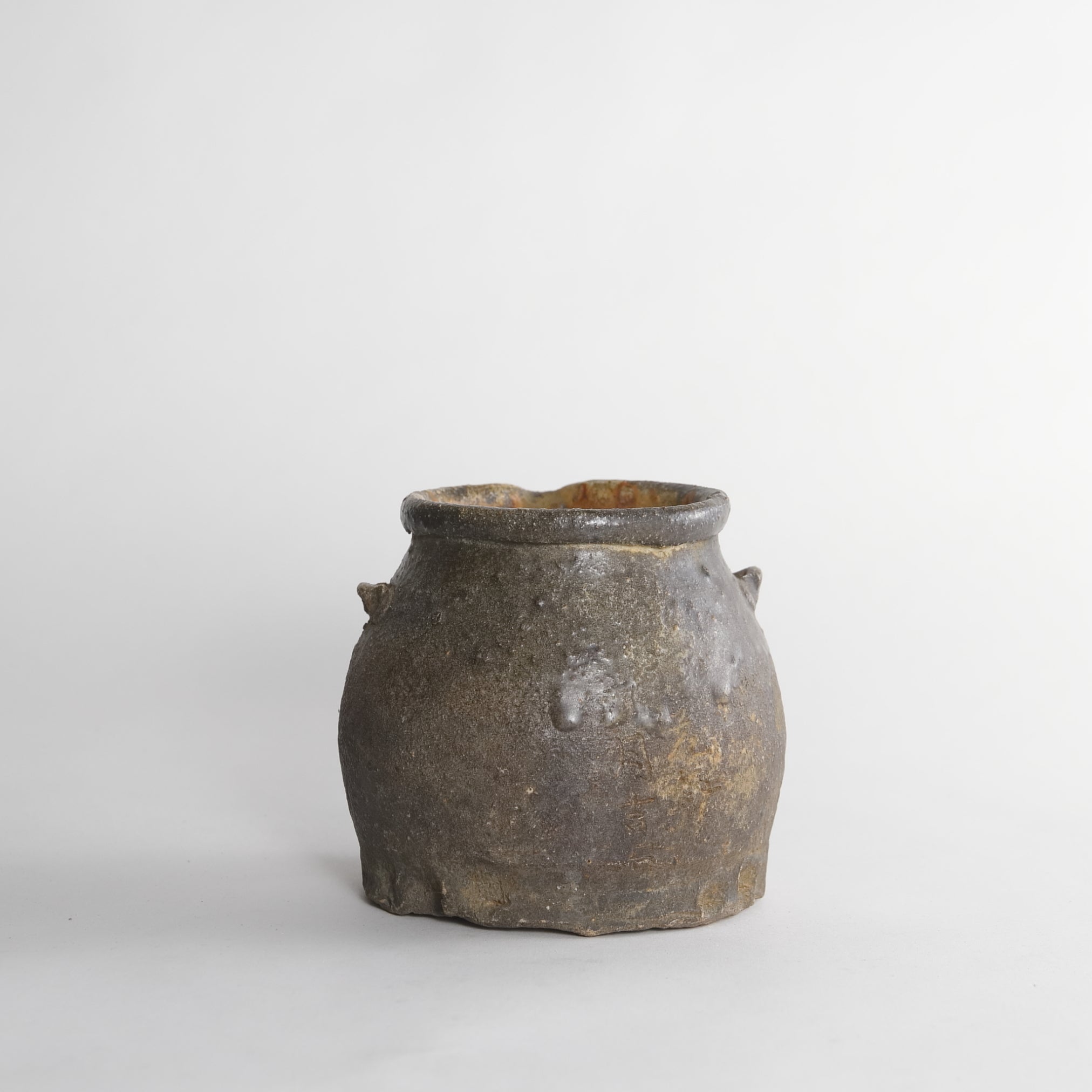 室町時代 古越前 お歯黒壺（1336–1573 CE）