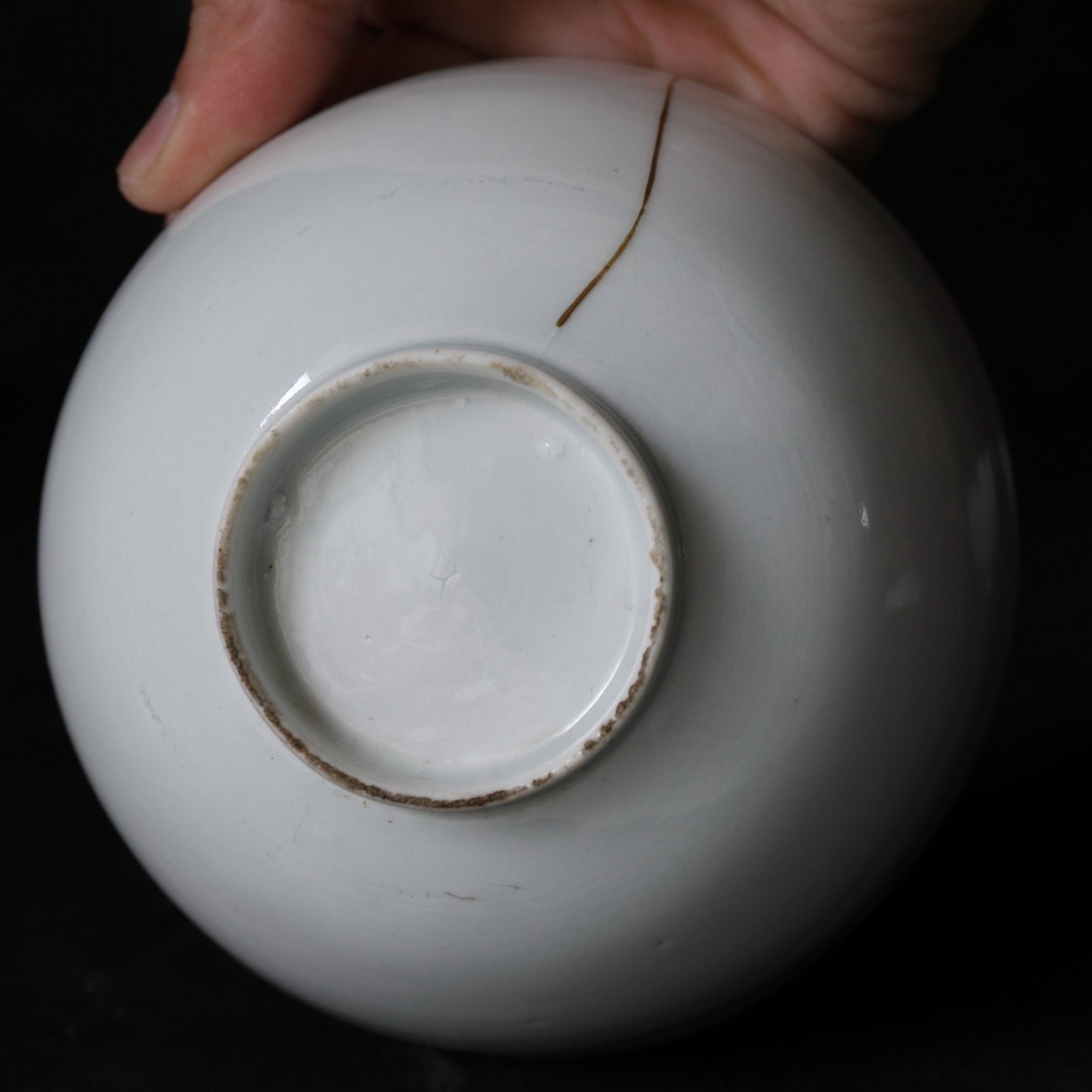 古伊万里 柿右衛門様式 白磁 柘榴模様 変形菊皿 - 生活骨董と