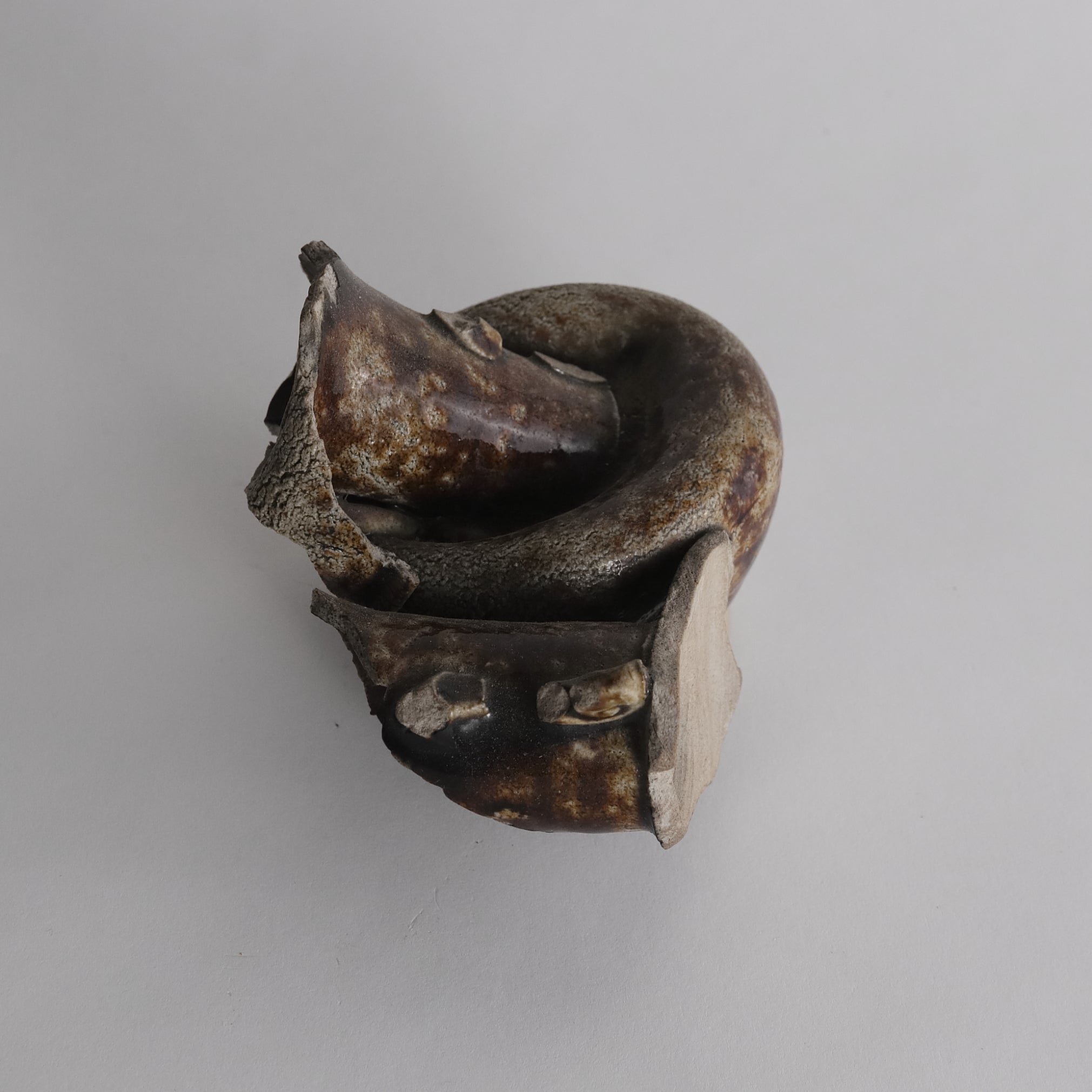 古瀬戸 破れ壺 鎌倉時代/1185-1333CE