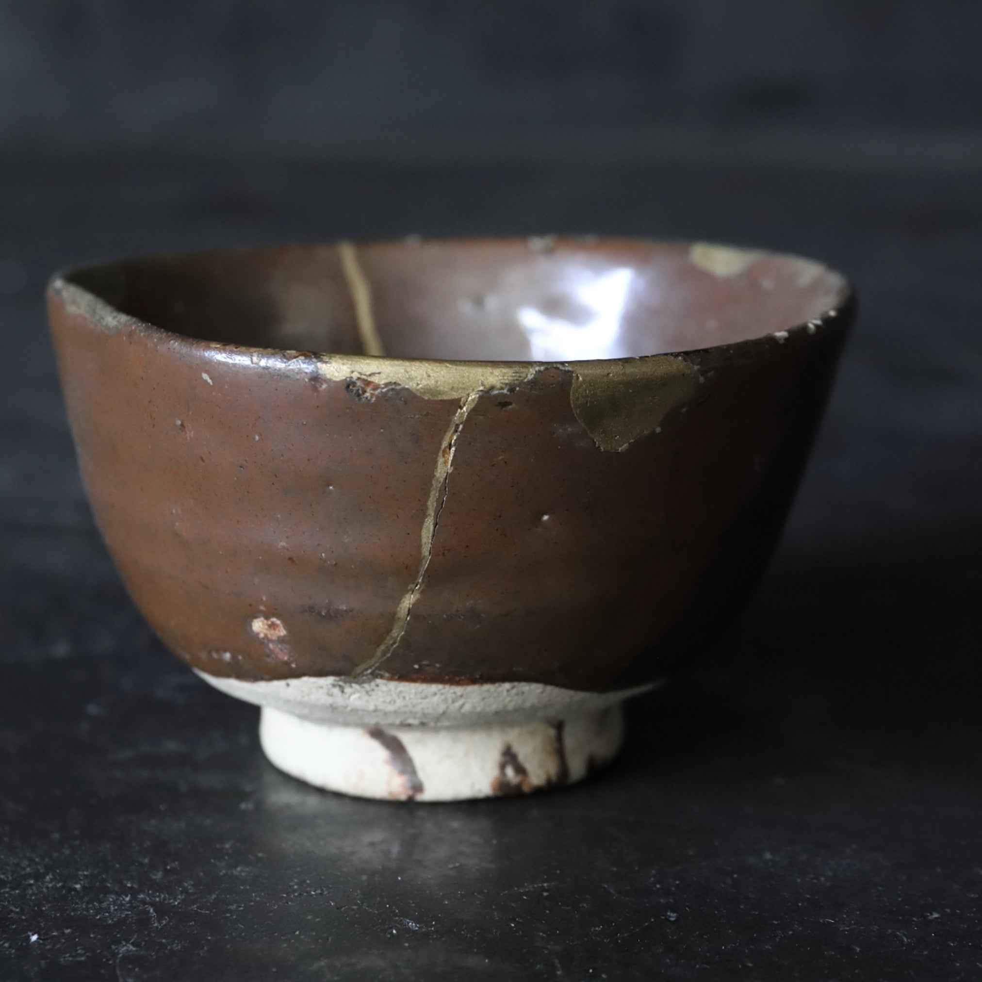 室町時代 古瀬戸 鉄釉茶碗（1336–1573 CE）