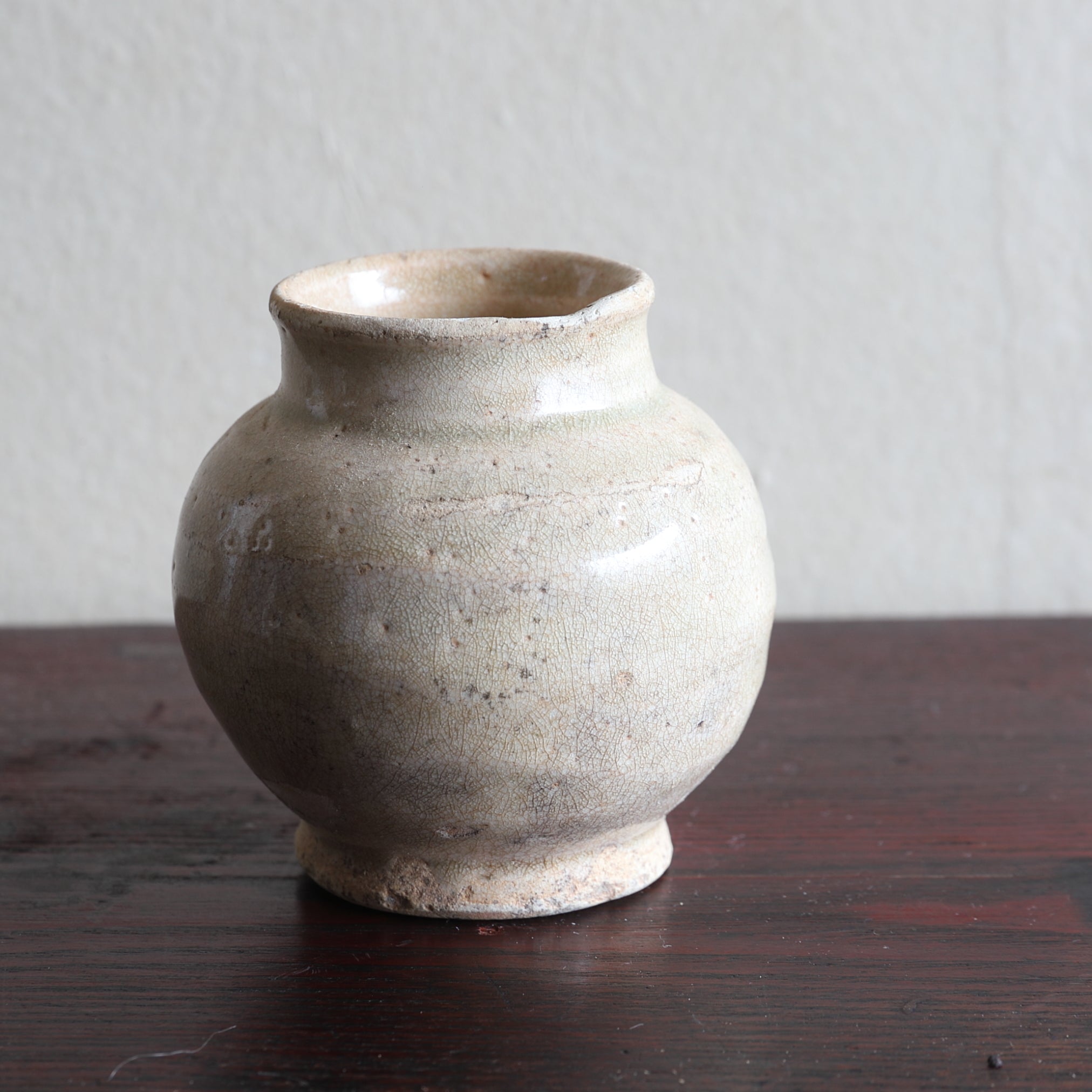 室町時代 古瀬戸 灰釉小壺（1336–1573 CE） | 入蘆花（ロカニイル）