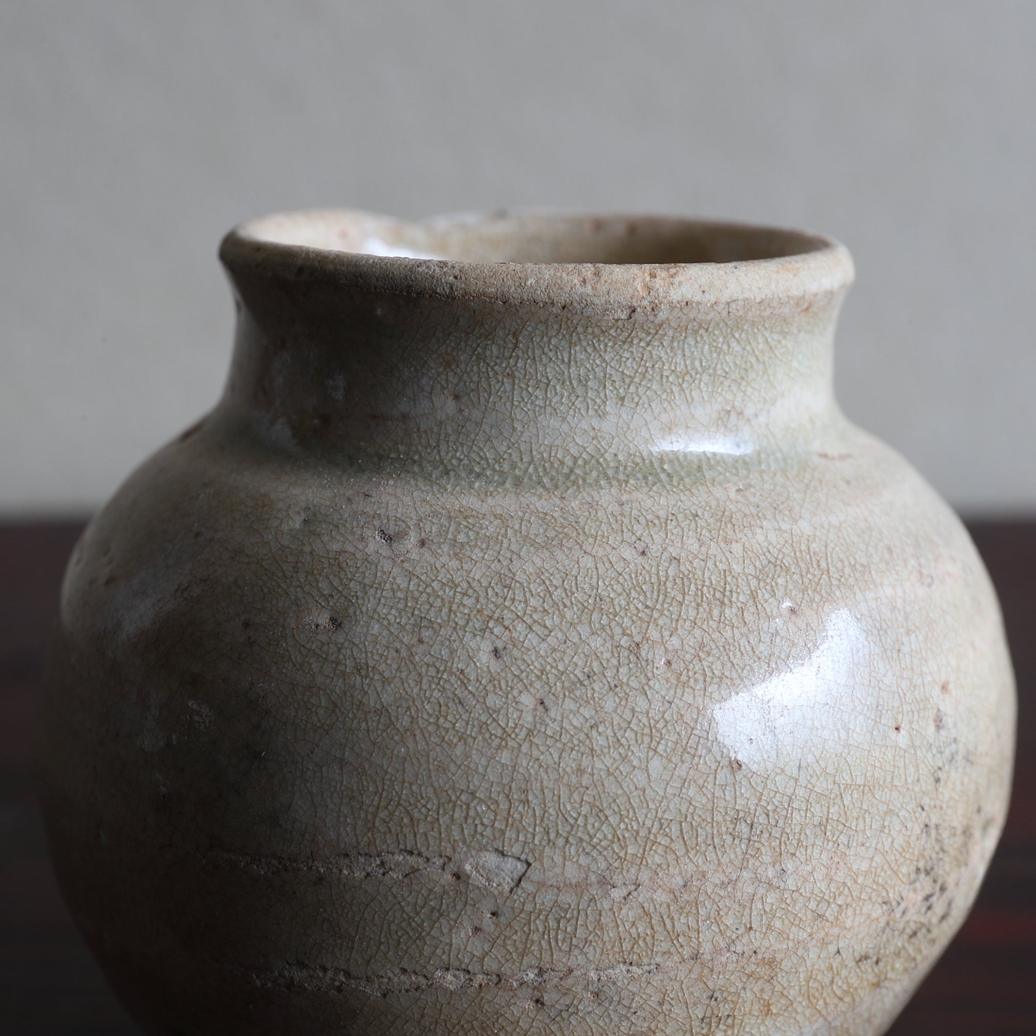 室町時代 古瀬戸 灰釉小壺（1336–1573 CE） | 入蘆花（ロカニイル）
