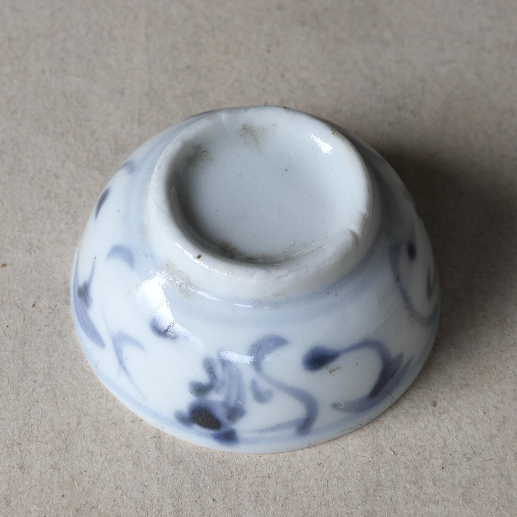 SENCHA-TEESCHALE, Ko-Sometsuke, mit grasmuster, 5er-set, Ming-Dynastie（1368–1644 n. Chr.）