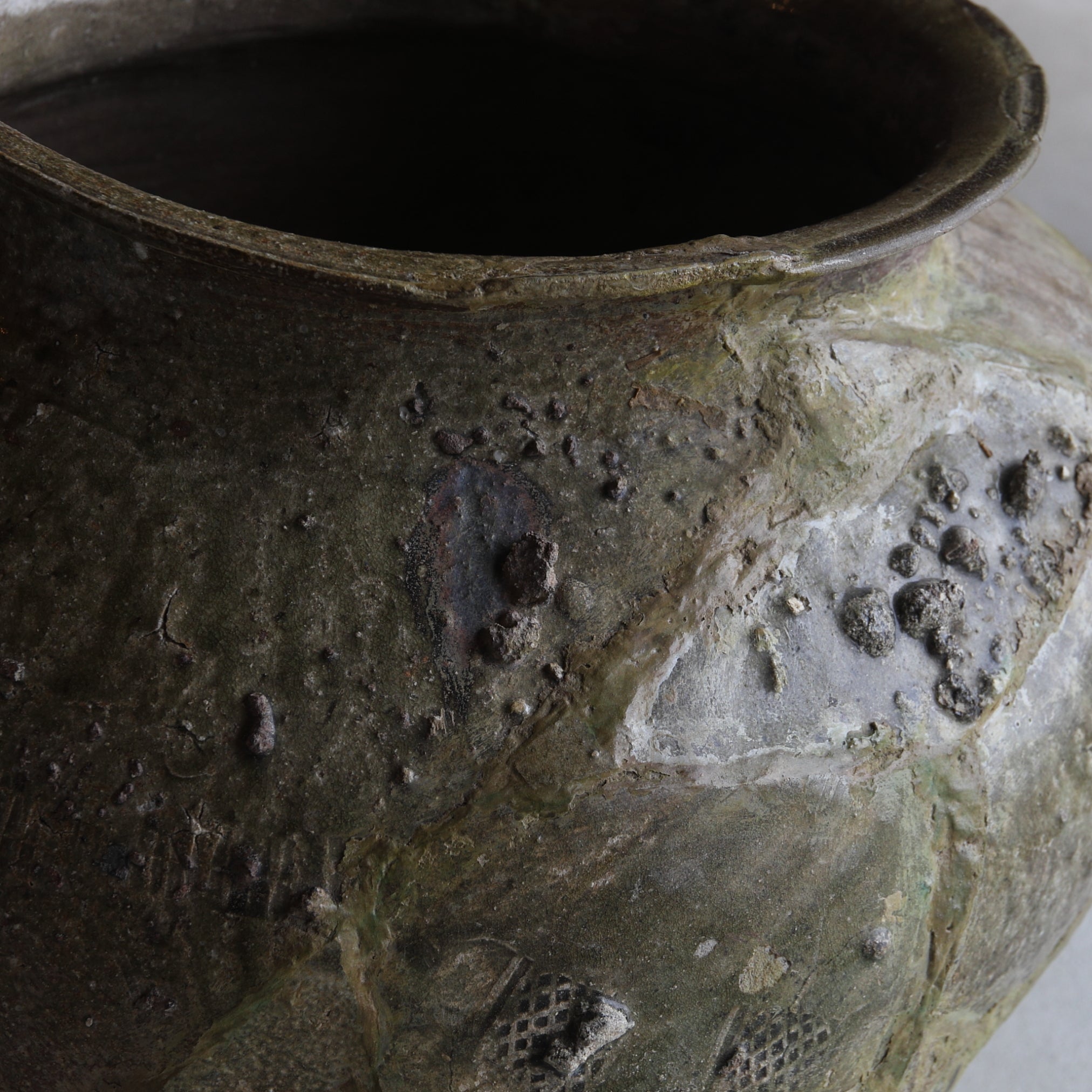 平安時代 古常滑 経塚壺 識箱納 大壺（794–1185 CE）