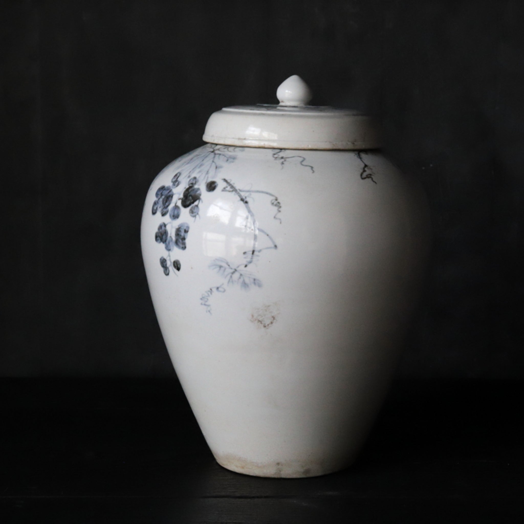 李朝 白磁壺 李氏朝鮮時代/1392-1897CE