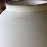 White porcelain full moon jar Tarhanali, Joseon Dynasty / 1392-1897