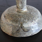 李朝初期，粉青沙器，铁绘草文马上杯（1392-1897年）