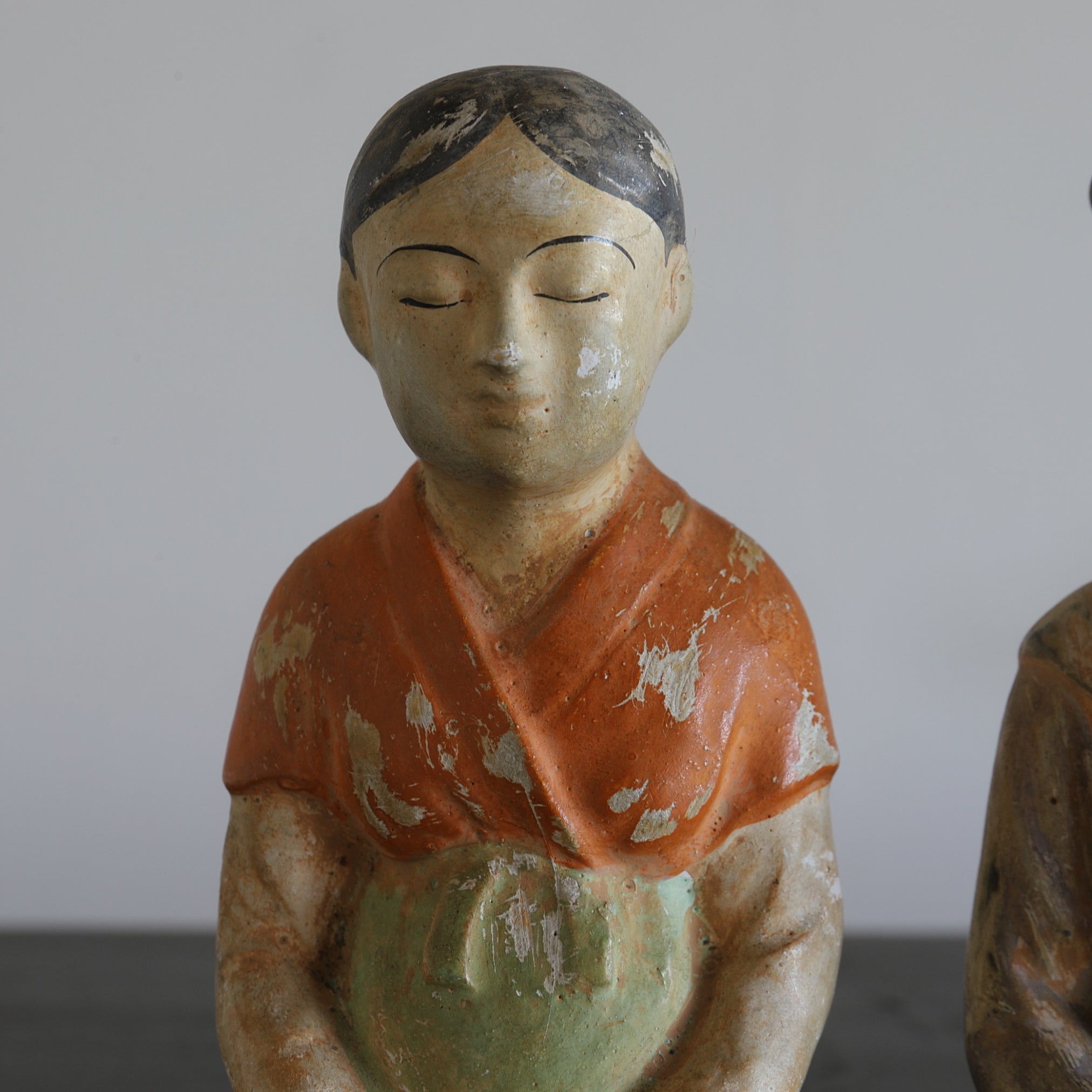 Joseon Dynasty, Pair of Female Portrait Figures (1392-1897 CE)