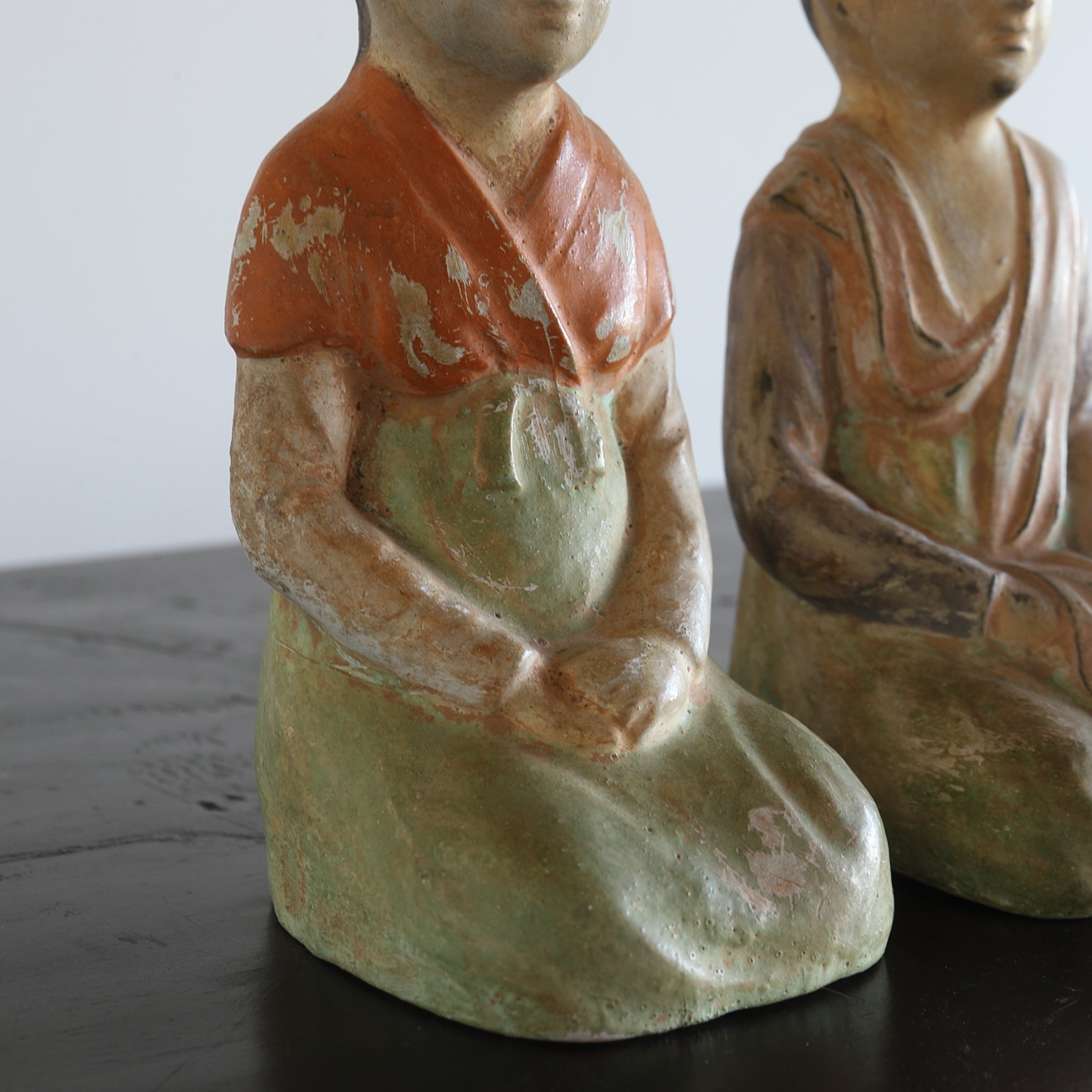 Joseon Dynasty, Pair of Female Portrait Figures (1392-1897 CE)