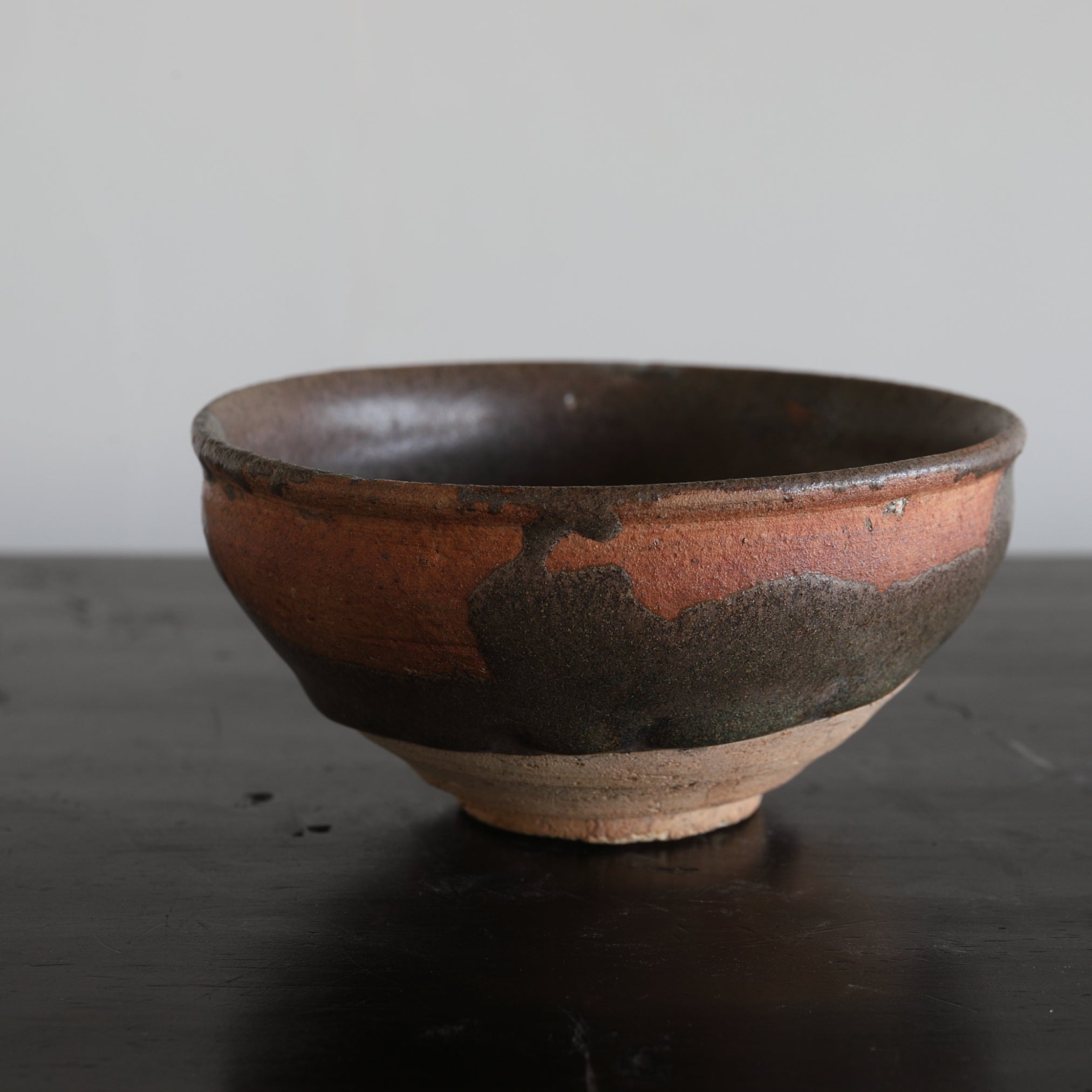 Old Seto Spotted Iron Glazed Tea Bowl, Muromachi Period/1336-1573CE