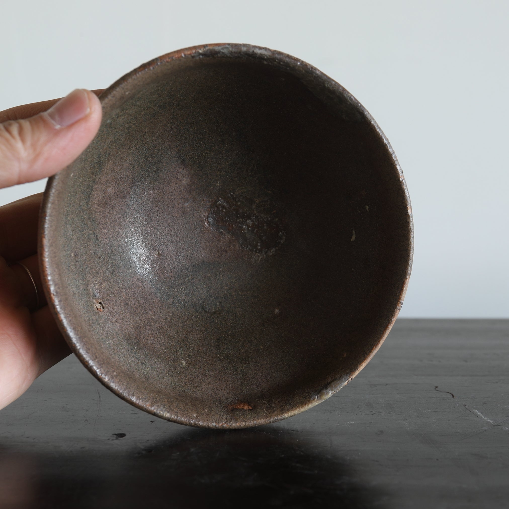 Old Seto Spotted Iron Glazed Tea Bowl, Muromachi Period/1336-1573CE