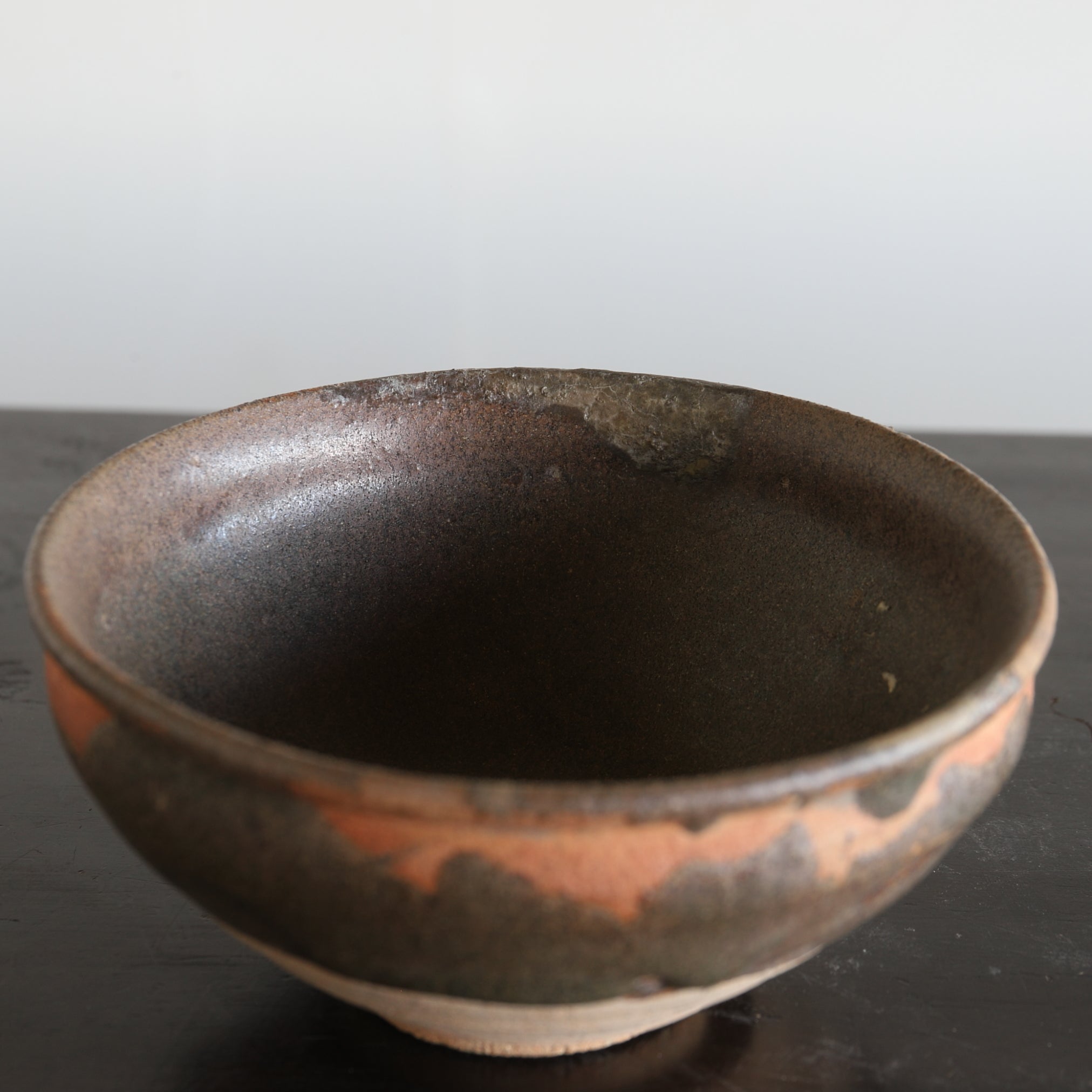 Old Seto Spotted Iron Glazed Tea Bowl, Muromachi Period/1336-1573CE