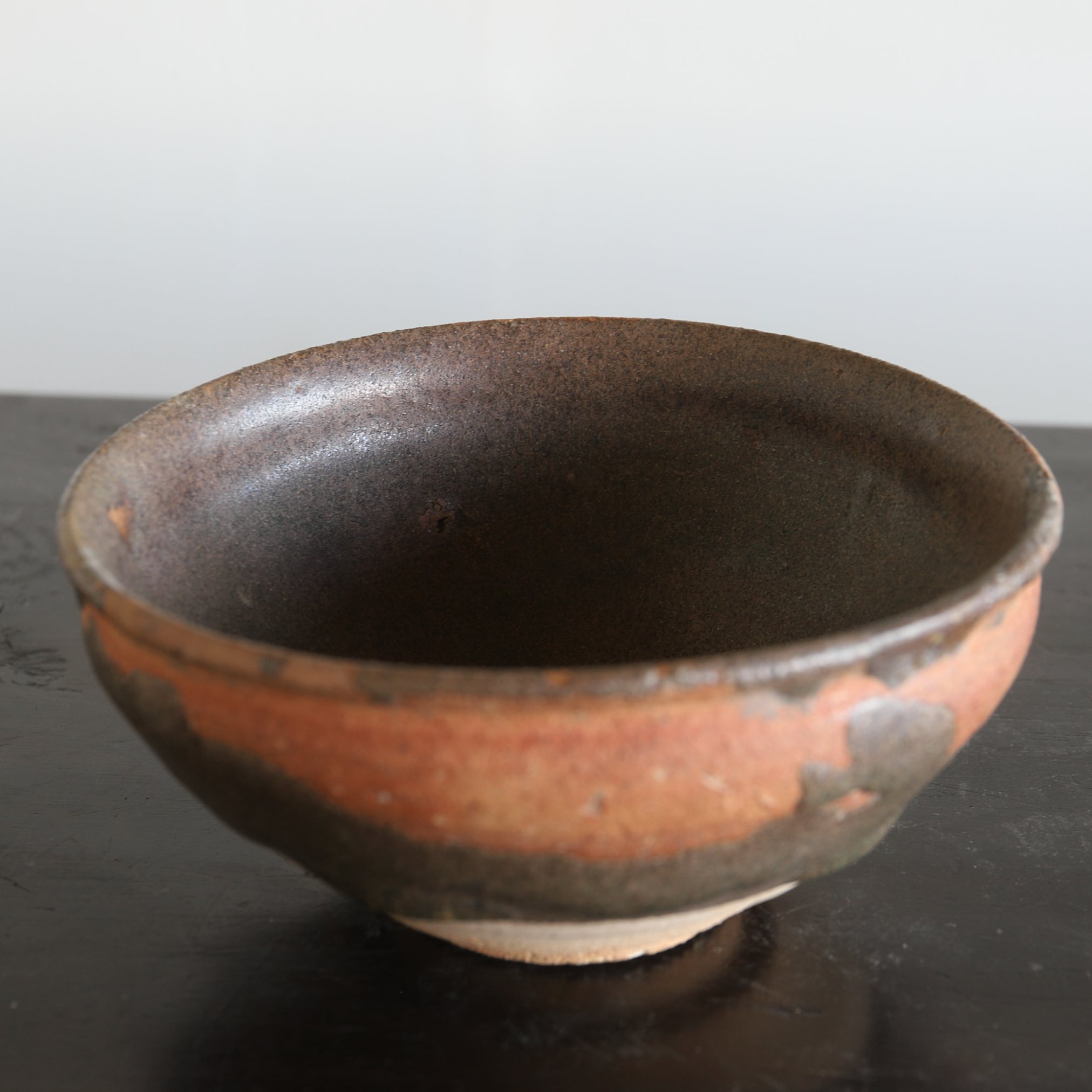 Old Seto Spotted Iron Glazed Tea Bowl, Muromachi Period/1336-1573CE