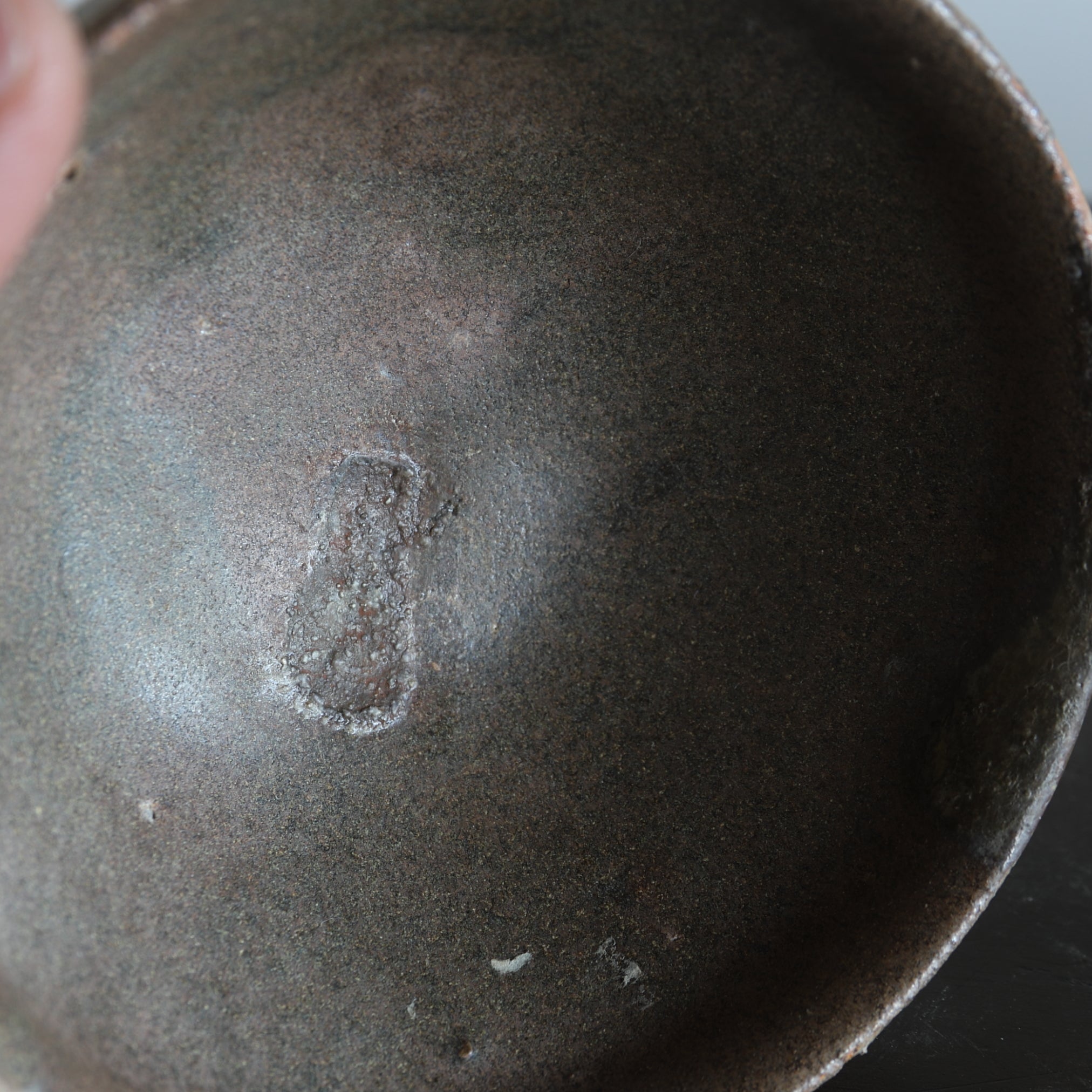 Old Seto Spotted Iron Glazed Tea Bowl, Muromachi Period/1336-1573CE