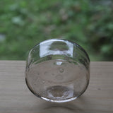 古董气泡混合的小玻璃瓶（透明），大正时代（1912-1926年）