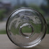 Antique Small Glass Bottle with Air Bubbles (Transparent), Taisho Period (1912-1926 CE)