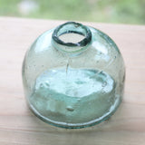 古董气泡混合的小玻璃瓶（绿色），大正时代（1912-1926年）