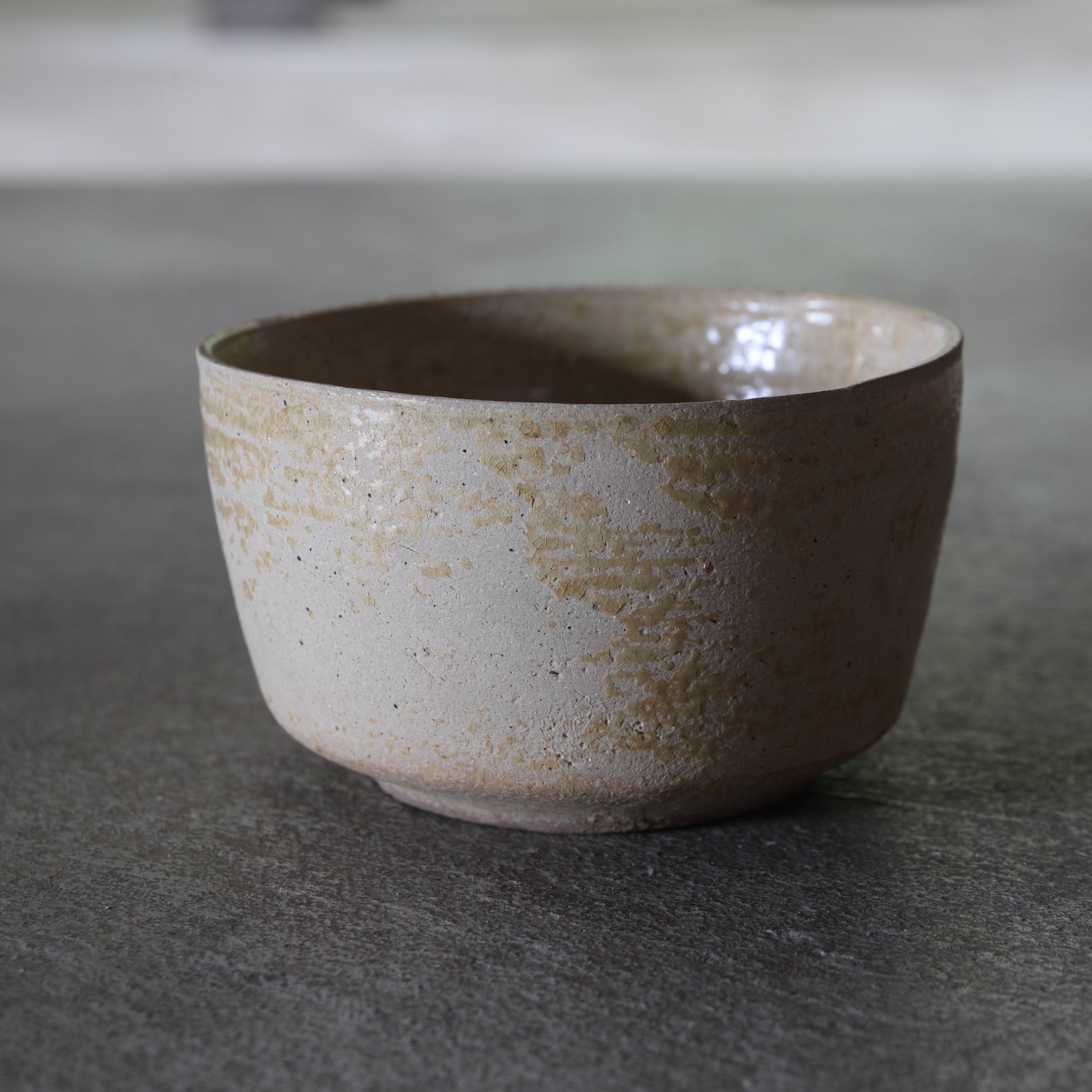 BOWL / TUBE / TEA BOWL, Gray Earthenware, proto-celadon, 2, Spring & Warring States（770–221BCE）