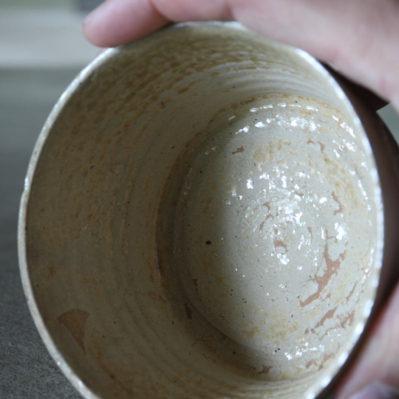 原始青磁灰陶碗 筒茶碗 2 春秋戦国時代/770-221BCE