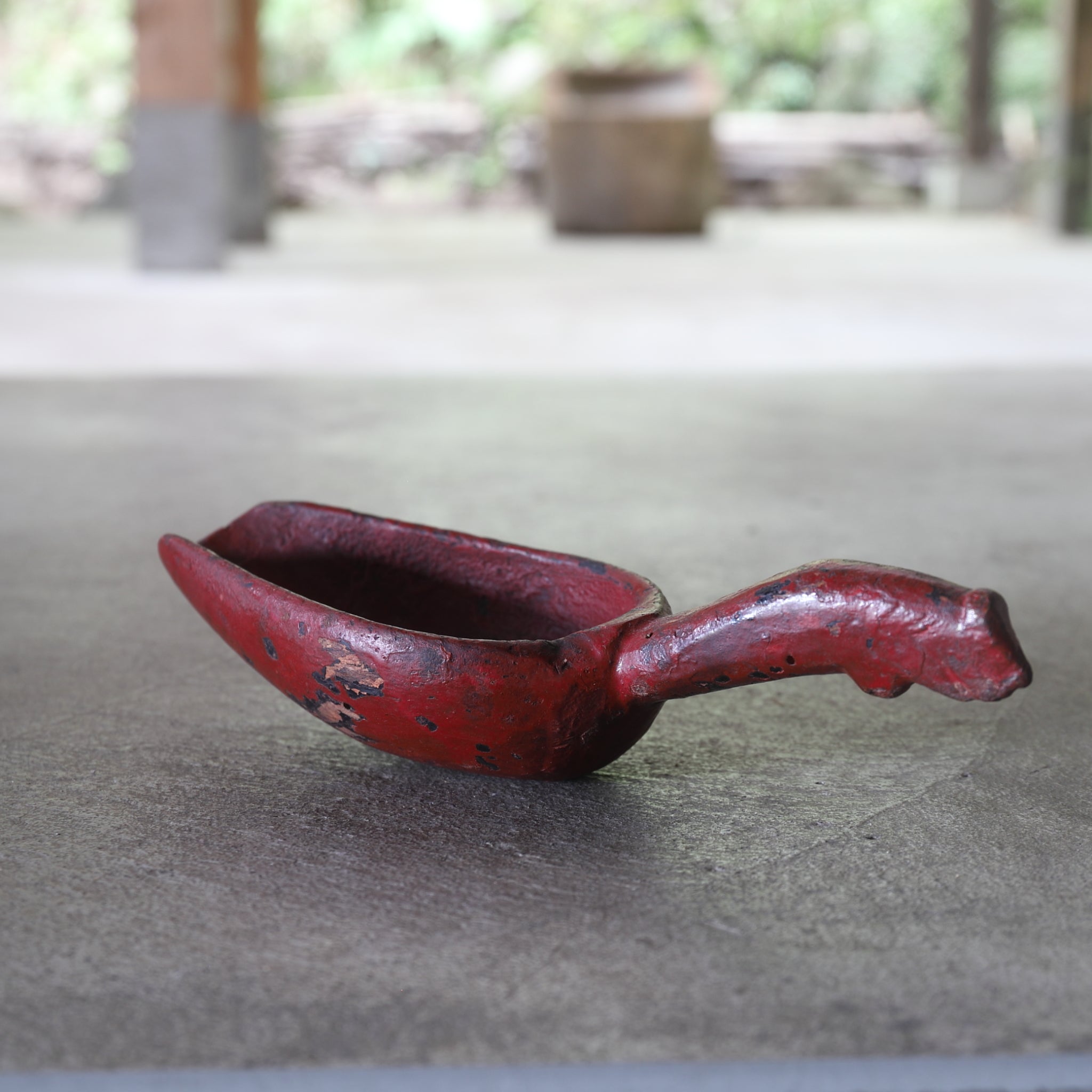 Old painted spoon, tea bowl, Yi Dynasty Joseon Dynasty/1392-1897CE