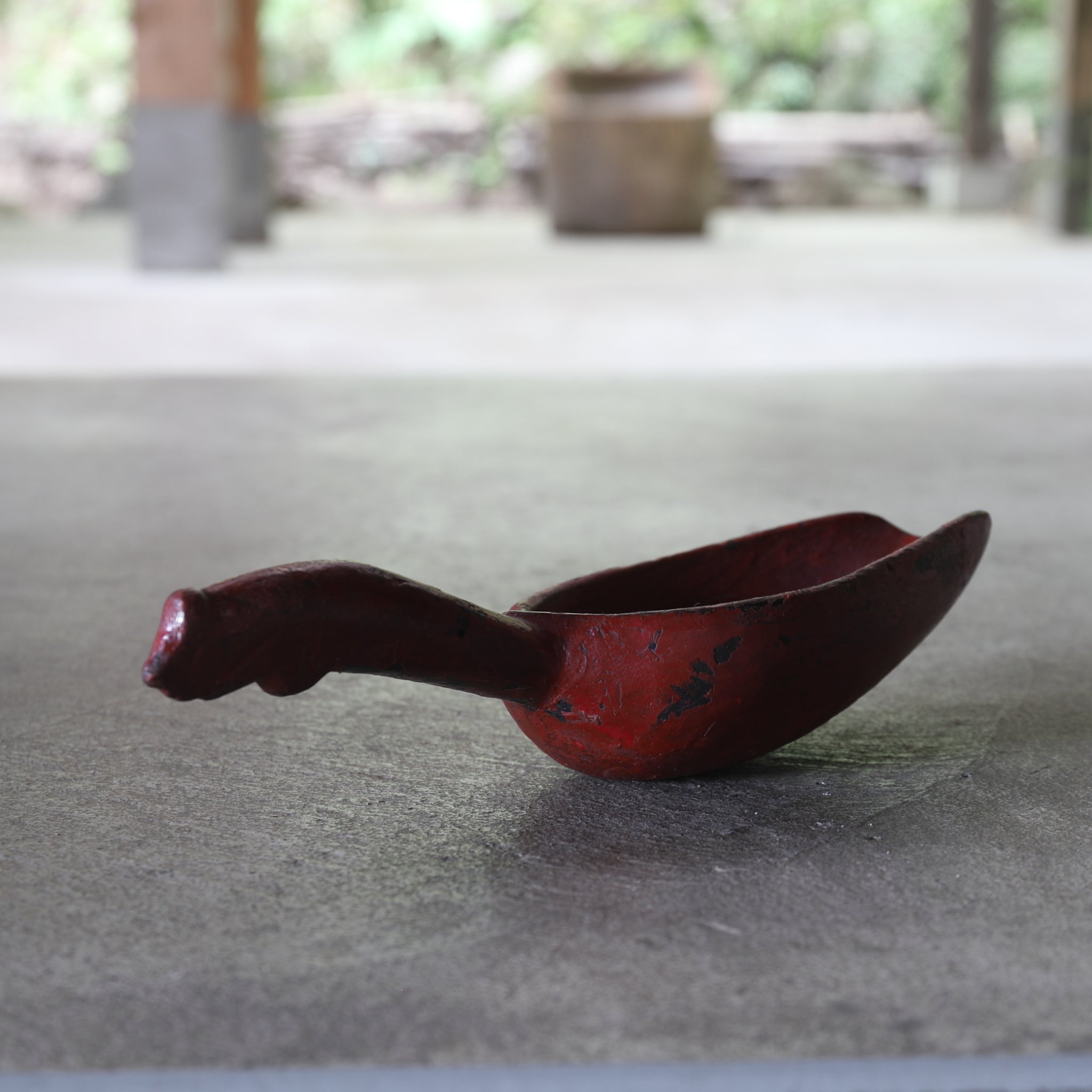 Old painted spoon, tea bowl, Yi Dynasty Joseon Dynasty/1392-1897CE