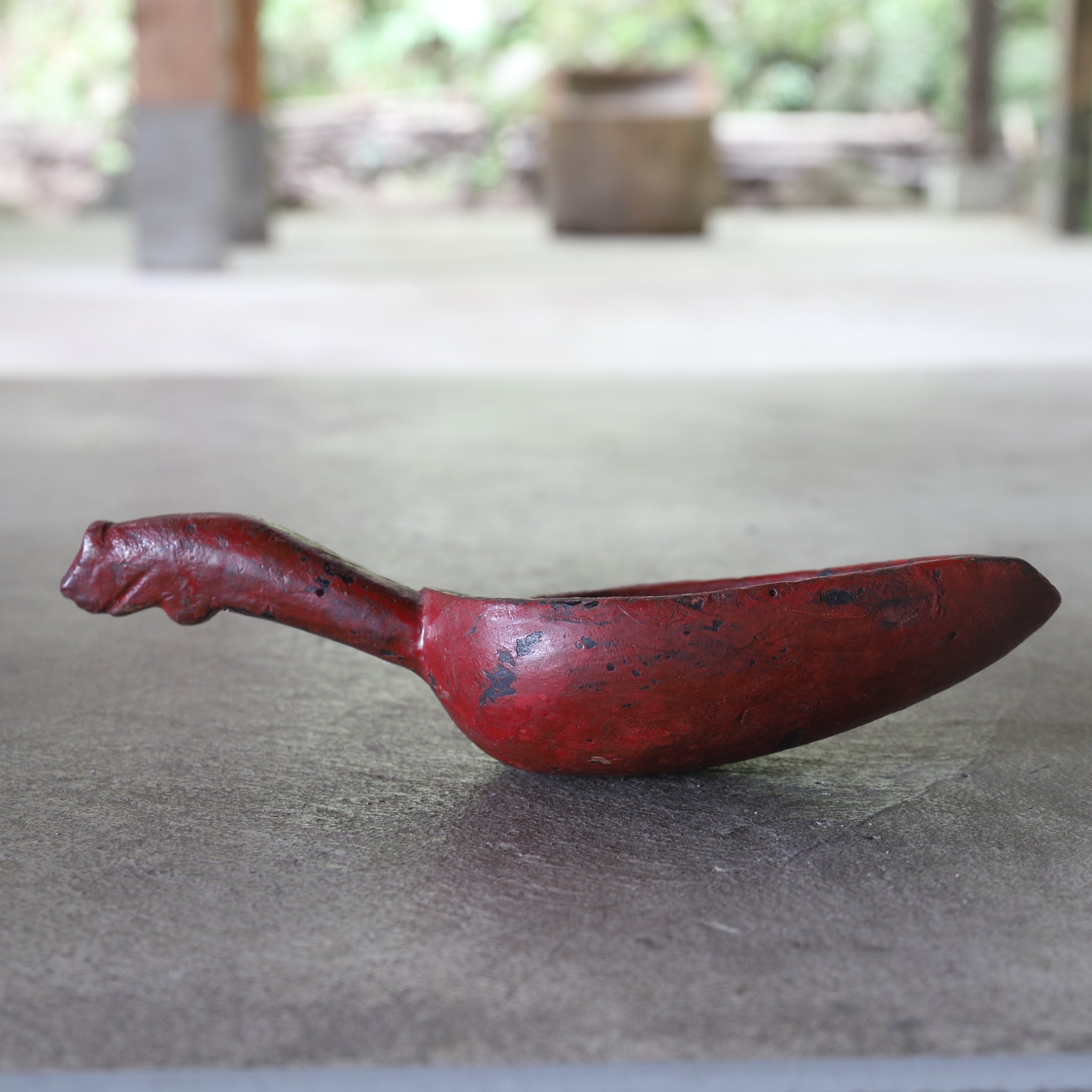 Old painted spoon, tea bowl, Yi Dynasty Joseon Dynasty/1392-1897CE