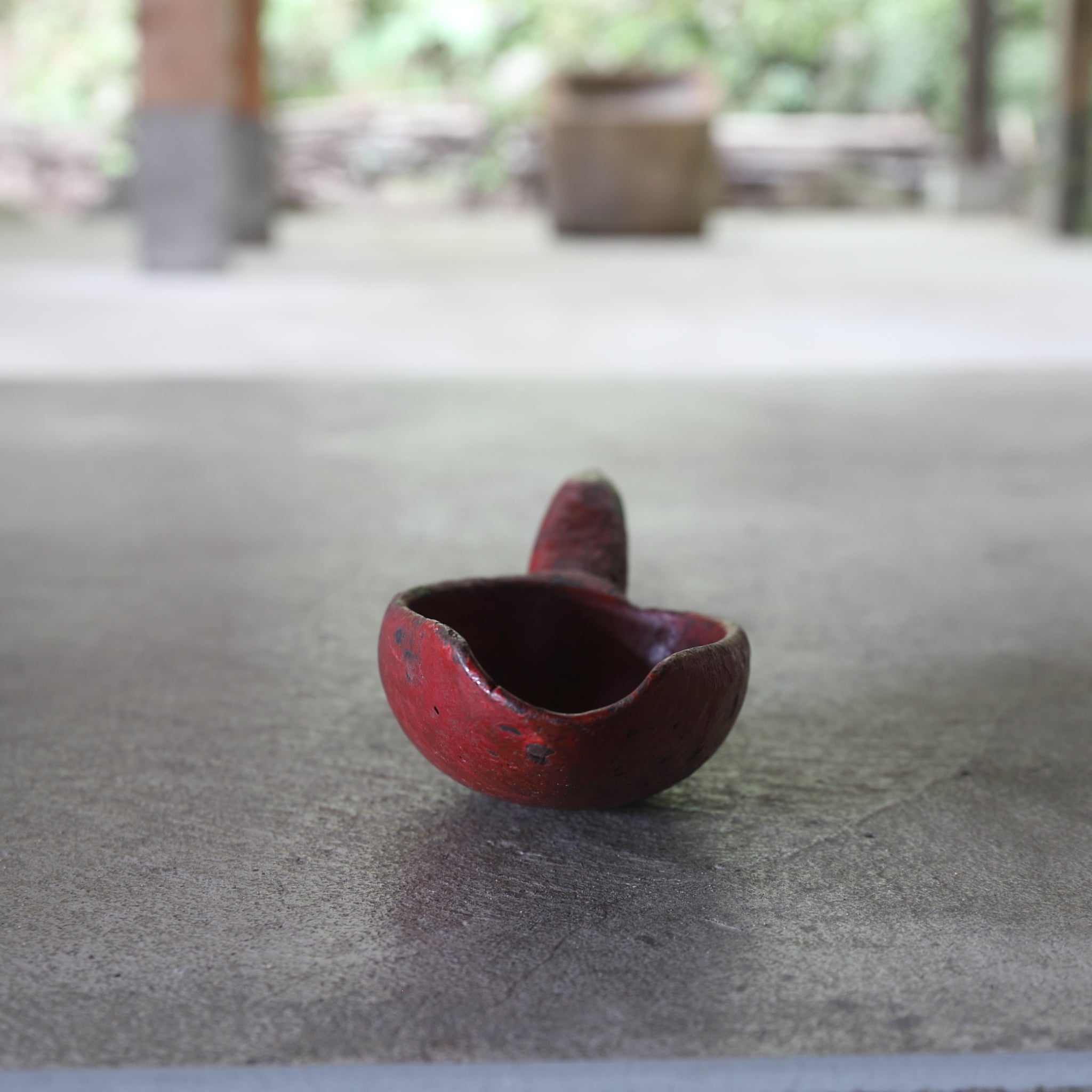 Old painted spoon, tea bowl, Yi Dynasty Joseon Dynasty/1392-1897CE