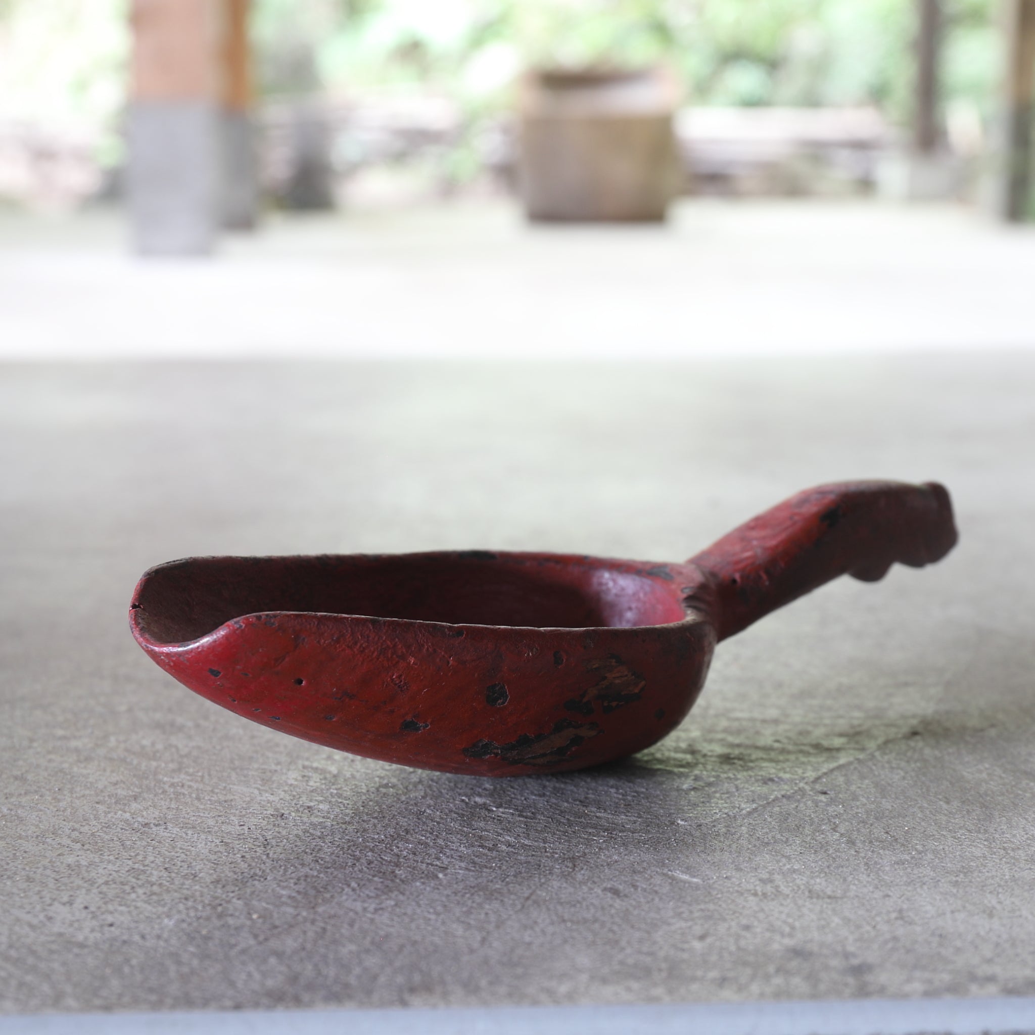 Old painted spoon, tea bowl, Yi Dynasty Joseon Dynasty/1392-1897CE