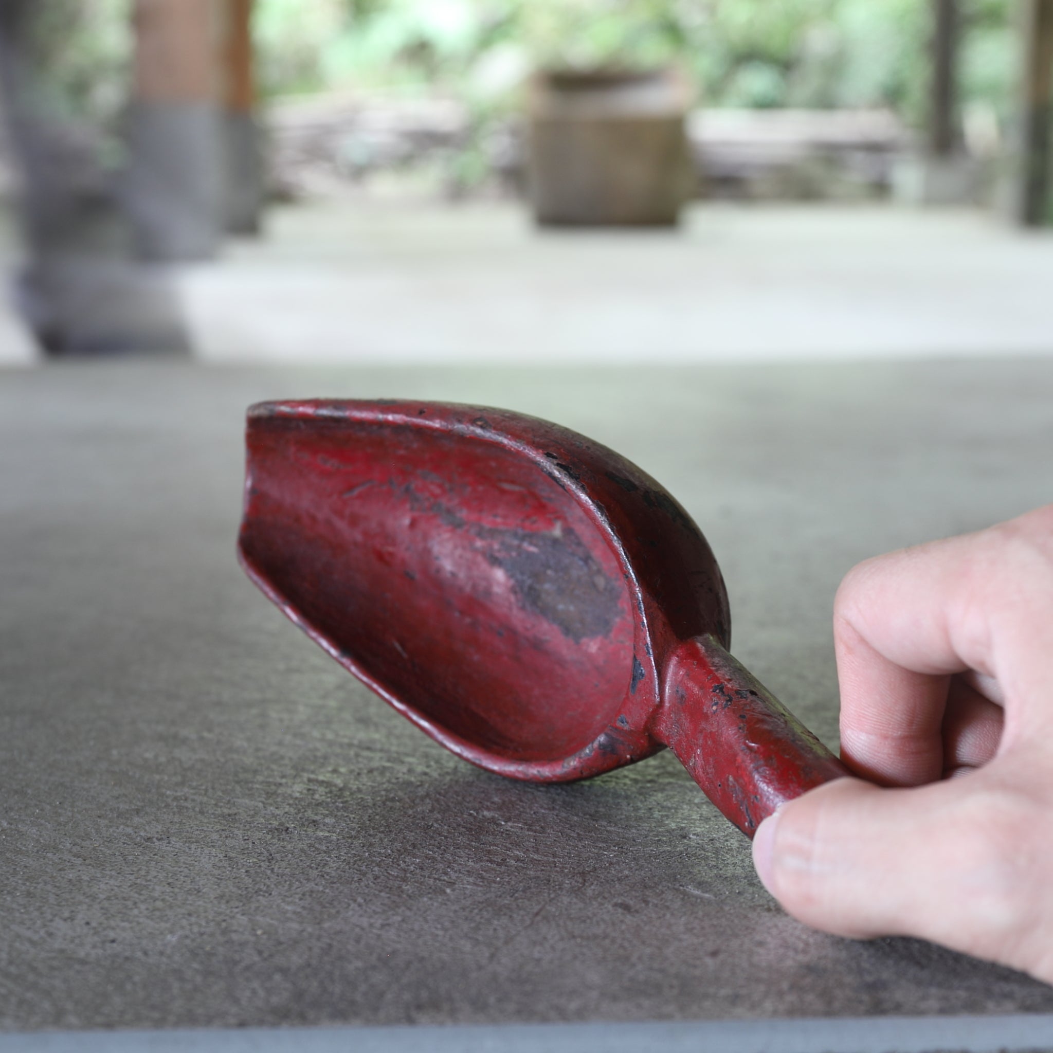 Old painted spoon, tea bowl, Yi Dynasty Joseon Dynasty/1392-1897CE