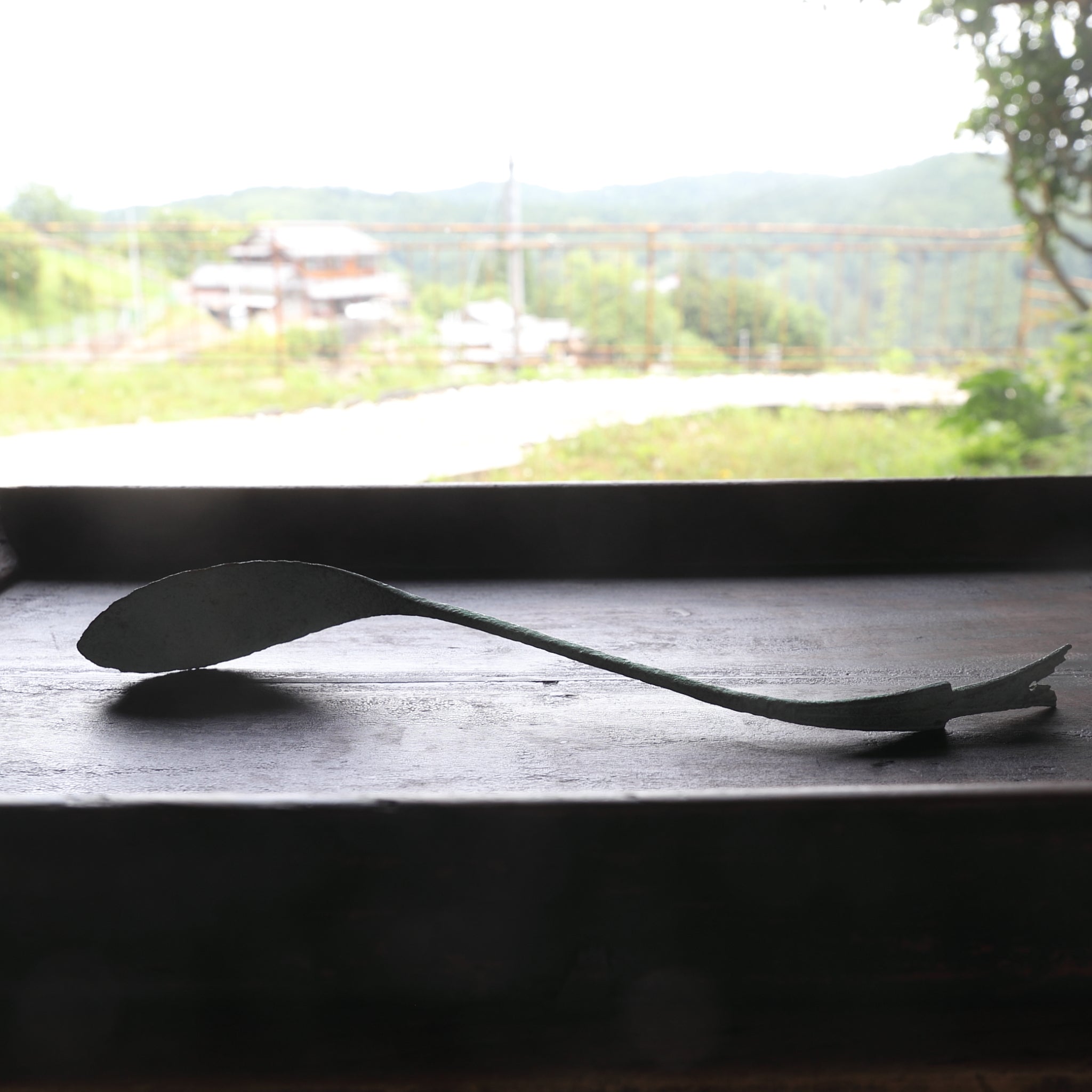 高麗匙　高麗佐波理匙　高麗青銅匙　佐波理匙 匙　（No1） 高麗時代 青銅匙 灰匙 佐波理・砂張（さはり）（918–1392 CE