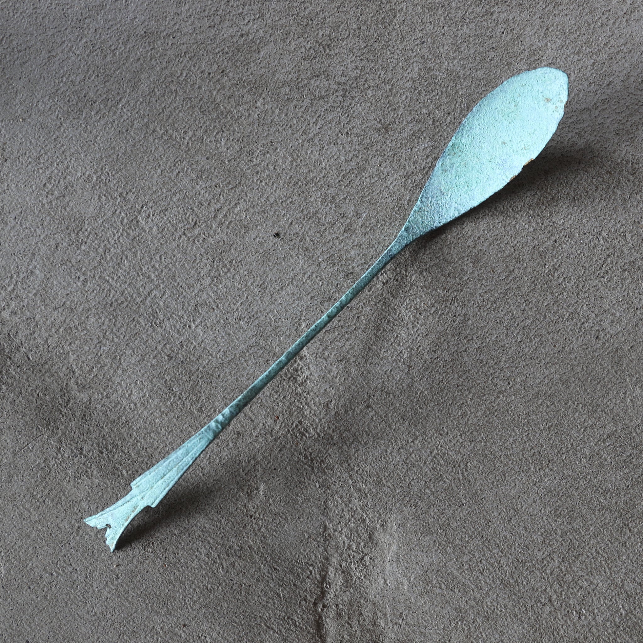 Goryeo Bronze Spoon Ash Spoon Sawari/Sabari 1 Goryeo Period/918-1392CE