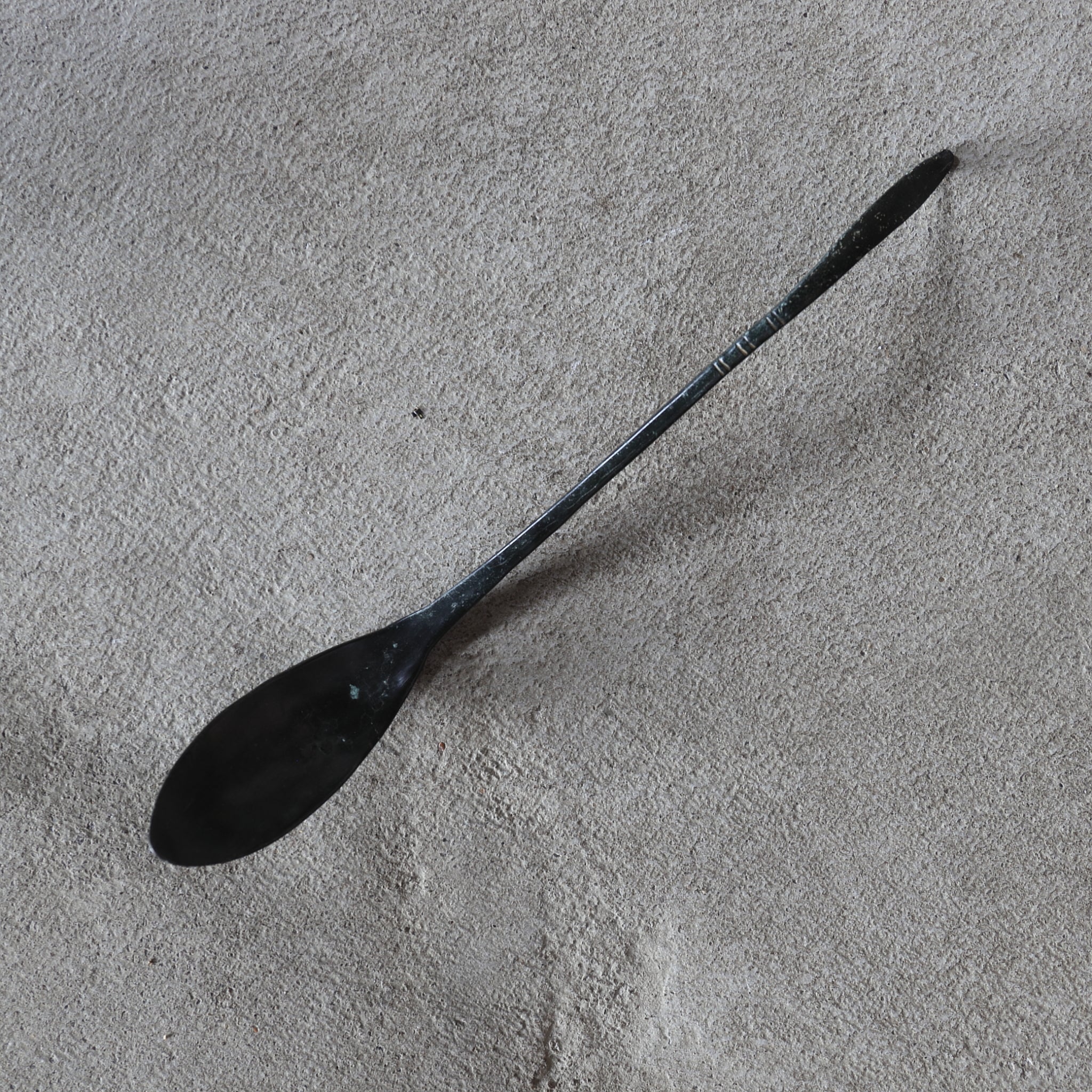 Goryeo Bronze Spoon Ash Spoon Sawari/Sabari 3 Goryeo Period/918-1392CE