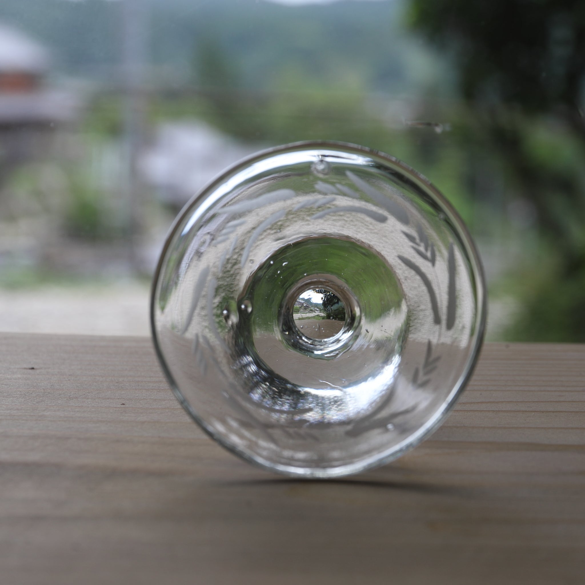 5 antique glass cups, Meiji period/1868-1912CE